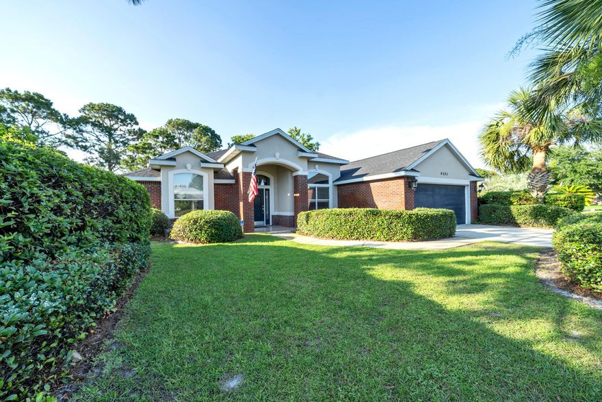 Beautiful Custom Built Home in the Heart of Destin, less than a mile to the Beach, and within walking distance of your daily shopping needs. Relax in your 270 sf screened lanai that overlooks the large meticulously landscaped backyard that has plenty of room to add a swimming pool. The home features 10-12 ft ceilings, 5 piece master bath, granite countertops, tile floors, peninsula fireplace, and eat-in kitchen. Schedule your private showing today!