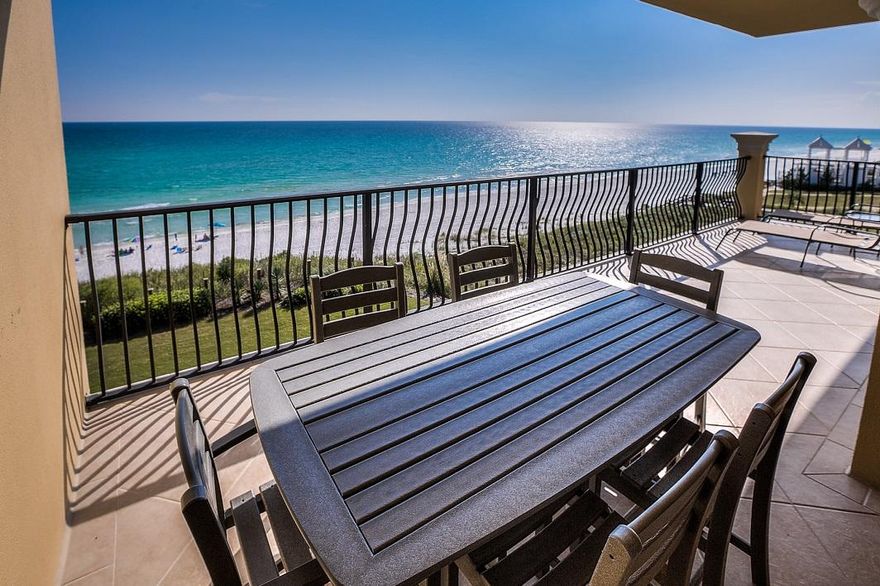 The one you've waited for. West corner unit on 3rd floor with the very best gulf views in Adagio. C-305 comes with 2 deeded underground parking spots and a large storage cage for your beach gear and bikes. Last 12 months rental income is $118,883.30The Adagio is by far one of the most well designed gulf front developments on 30A including a gulf front heated pool, a large lagoon pool, large hot tub, fitness center, amazing green space which is always well manicured. Tall ceilings, large rooms, great storage space both inside with a 60 square foot Owner's closet and an underground storage cage. Having 2 deeded parking garage spaces is very rare in Adagio. Several gulf front units only have 1 space. Amazing boutique property with high rental income and repeat guests.