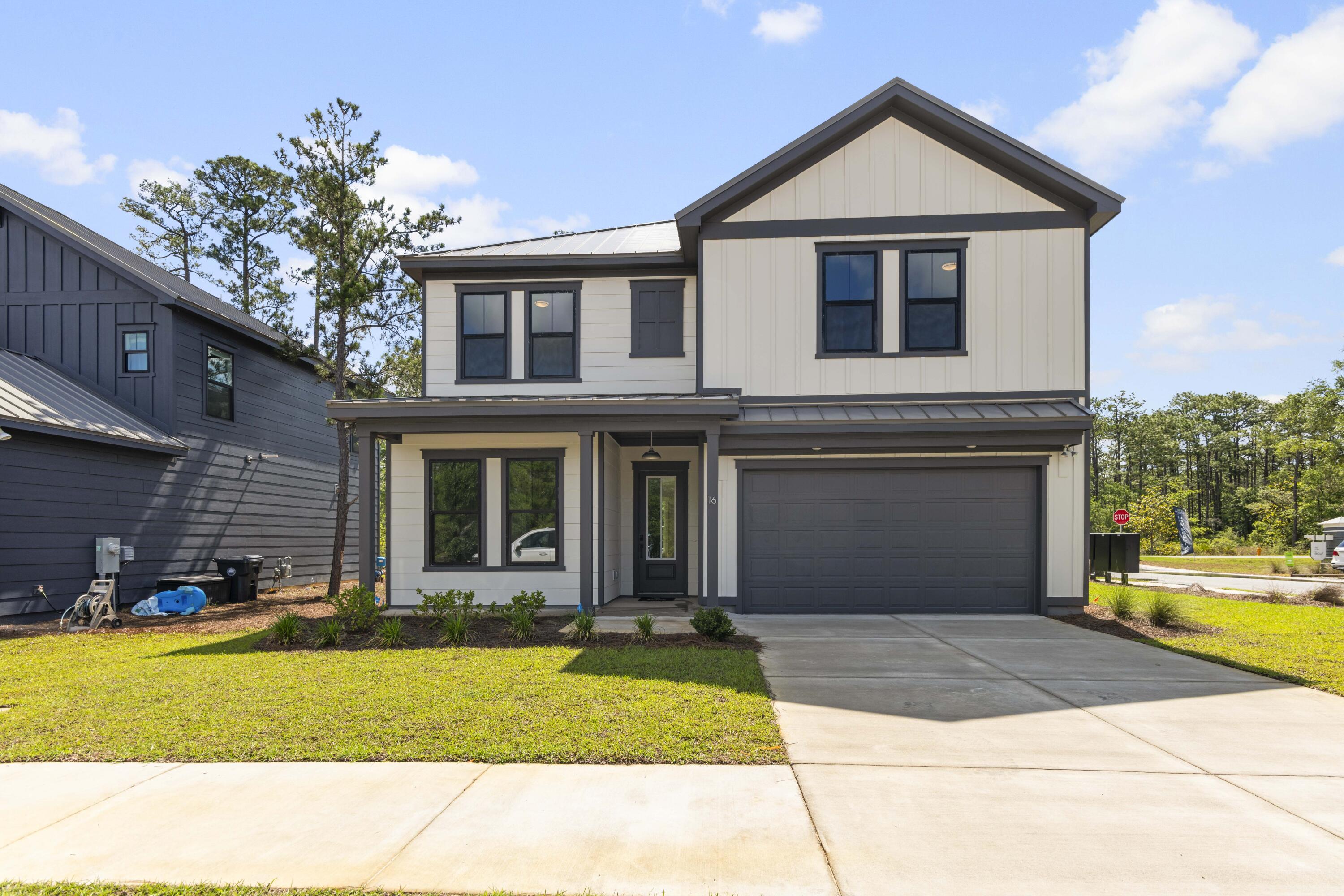 Welcome to Brizo, a brand-new neighborhood where tranquility meets convenience. Offering 18 homesites, Brizo is conveniently located near the bay and has a close proximity to the beach, shopping, and dining options. With 4 spacious floor plans, Brizo is perfect for growing families or those looking for more space. The combination of a coastal location, nearby amenities, and accessibility to popular destinations such as 30A, Grayton Beach, and Topsail State Park makes Brizo an ideal choice for individuals or families looking for a vibrant and well-connected community in the Santa Rosa Beach area. The Chopin floor plan offers 5 bedrooms and 4.5 baths with an open living concept downstairs and an amazing loft area upstairs. These homes come with amazing standard features such as impact windows/doors, quartz countertops, LVP floors throughout all of the common areas/bedrooms, just to name a few!