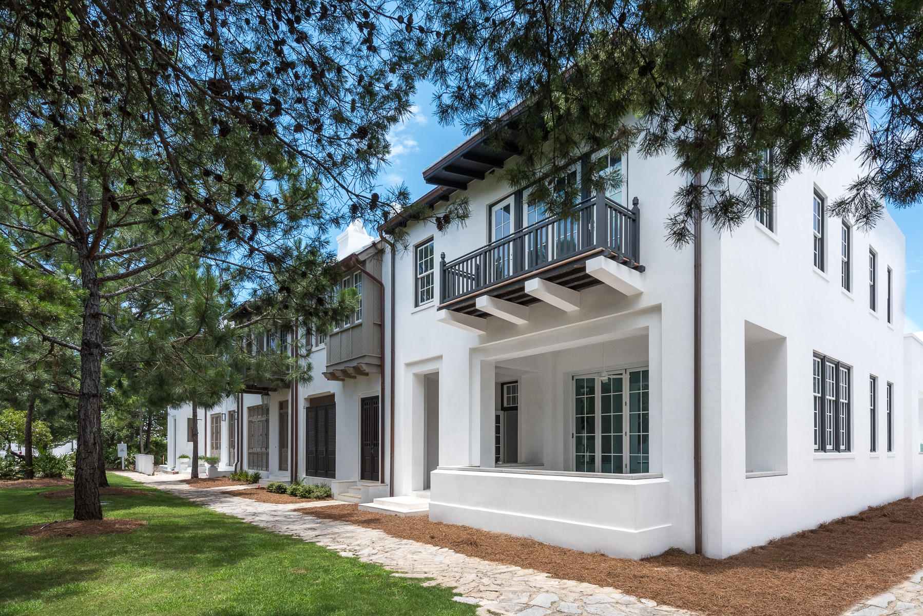 This home designed by Khoury-Vogt Architect Team, was carefully crafted with the Alys Beach unrivaled sense of escape. Positioned in the secluded greenery of Arboleda Park, this home features a beautiful open living space that flows seamlessly to the exterior courtyard.Other intriguing qualities of this home include a Gourmet kitchen and butler's area that will gratify the chef of the family and satisfy the savviest of culinary artists. This home has walls covered with Venetian Plaster, a supplementary private courtyard loggia with a pool and grill area.