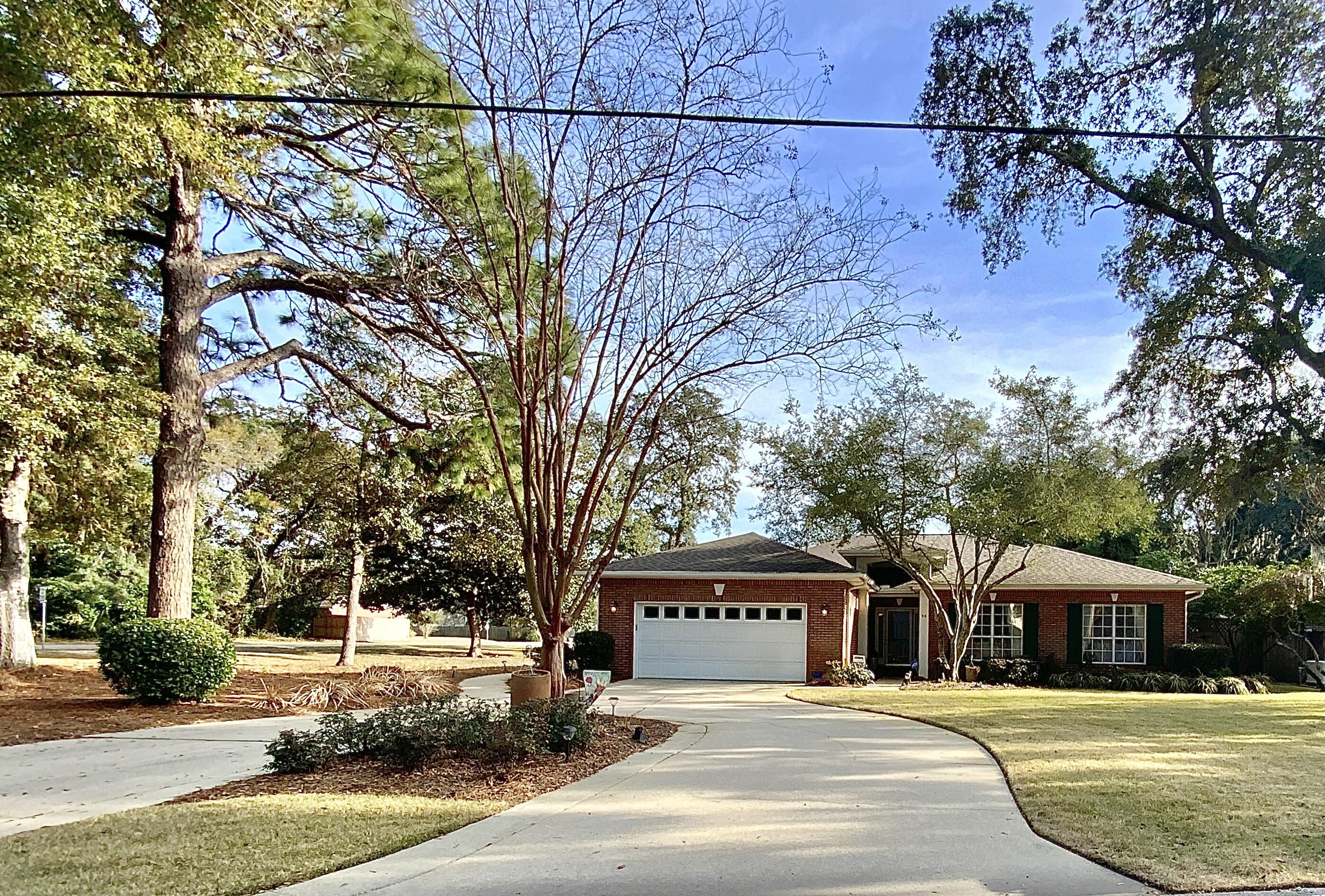 Wonderful custom built brick home within minutes to Eglin AFB & Hurlburt Field. Move in ready, 3BA, 2BA one story home! The kitchen is spacious w/granite countertops & all stainless steel appliances. There is a breakfast room w/bay window providing lots of natural lighting. The dining room has a tray ceiling, & opens to the great room. A large great room, w/a gas log fireplace, built in shelving & french doors lead to the screened in lanai & swimming pool. You can also access the lanai/pool area from the private master suite. The screened lanai is absolutely gorgeous! The homes interior and exterior have been impeccably maintained. The HVAC and lawn pump are a year old. This is a lovely corner lot w/beautiful shade trees.
