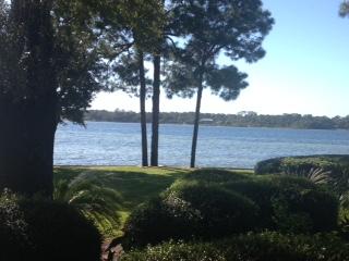 Wonderful First floor unit walk right out to you dock and fish. Excellent condition, newer HVAC, remodeled bath with double vanity and walk in shower. Washer and dryer, Refrigerator and all furniture is negotiable