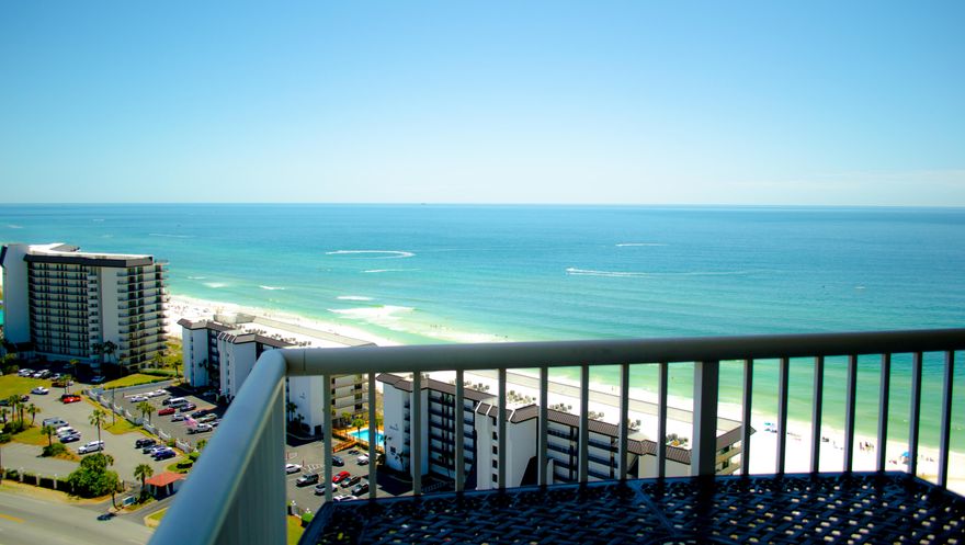 Amazing Penthouse in the desired Grand Panama Luxury Beach Resort. Large 2266 sq. ft. 4bed/3bath. Under $400 per sq.ft. Double balcony, Designer furniture throughout, Granite counter tops, all Tile floors. Stainless Appliances, Newer HVAC replaced not long ago. This is immaculately maintained as owners reside in this condo 7 months out of the year. Non Rental Condo. Large family room, floor to ceiling views. Master Bedroom leads to the balcony as well as the living room. Separate large dining area for those get togethers with family and friends, 2 master bathrooms, w/jetted jacuzzi tubs. Ample walk in closets . Grand Panama is loaded with great amenities, Fitness center, 2 pools, hot tubs, tiki bars, New general store opened for the convenience of owners. Business center