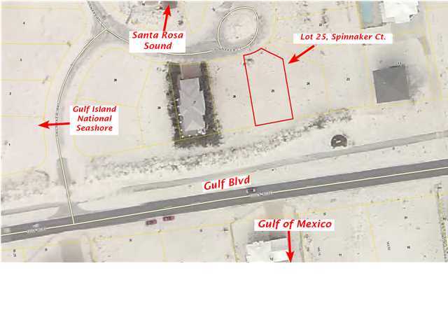 PREMIUM LOT. The BEST location, the only lot with with great gulf views between the two lots in front. Located in one of the BEST communities on Navarre Beach, this lot is the PERFECT beach lot to build your dream home. The gated community of Sailmaker Cove is located on the Western end of Navarre beach and borders the Gulf Islands National Seashore. Surrounded by Sugar White Sands, Emerald Waters of The Gulf of Mexico and The Santa Rosa Sound, a home built on this beautiful lot will offer tons of Privacy, Panoramic views of the Gulf of Mexico and natural beauty of Gulf Islands National Seashore. Call today for more details. Buyer to verify all information to buyers satisfaction including but not limited to lot size, zoning etc.