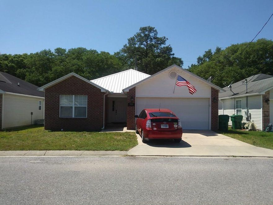 Great move in ready home! Only house on the street with metal roof. Conveniently located close to both Hulbert, Eglin and North West Florida State College. Tucked away off a quite street with no through traffic.This 3 bedroom, 2 bathroom single story home with garage is a must see.