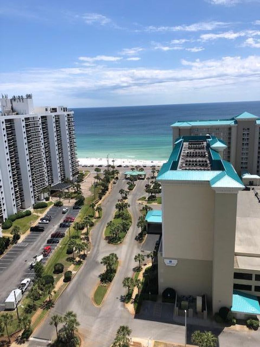 Freshly painted and ready for a new owner! Spectacular views from this 3 bedroom/3 bath west end unit! It doesn't get any better than this view! This great 3 bedroom is vacant and ready for your personal touches. This condo has 9 ft ceilings, granite counter tops, stainless appliances, new back splash in the kitchen , a new Carrier Infinity AC and a new washer/dryer. Located within Seascape Resort, owners and guests enjoy gated entrance, 18-hole golf course, tennis, conference center. Great unit for a second home or investment property. All dimensions be verified by buyer!