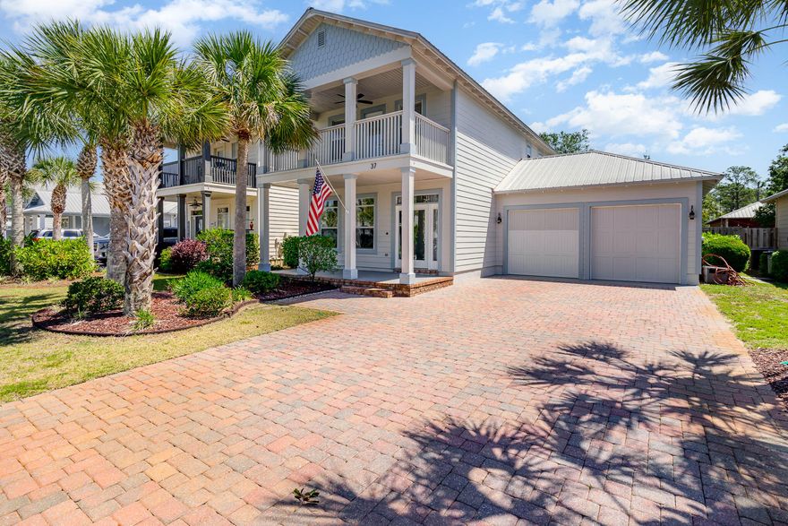 Welcome home to this immaculately well kept house. Step in the front door and see the dining room, kitchen and living space (TV on wall included) with plenty of natural light. Step out back to enjoy your concrete patio and fenced in yard. Head upstairs to see the three bedrooms, including a large master suite with its own private patio to enjoy your morning coffee. Large 2 car garage with ample driveway parking. Get pre-qualified today to set up a showing and secure this house!Washer and dryer hookups available. A one-time $100 leasing fee apply.