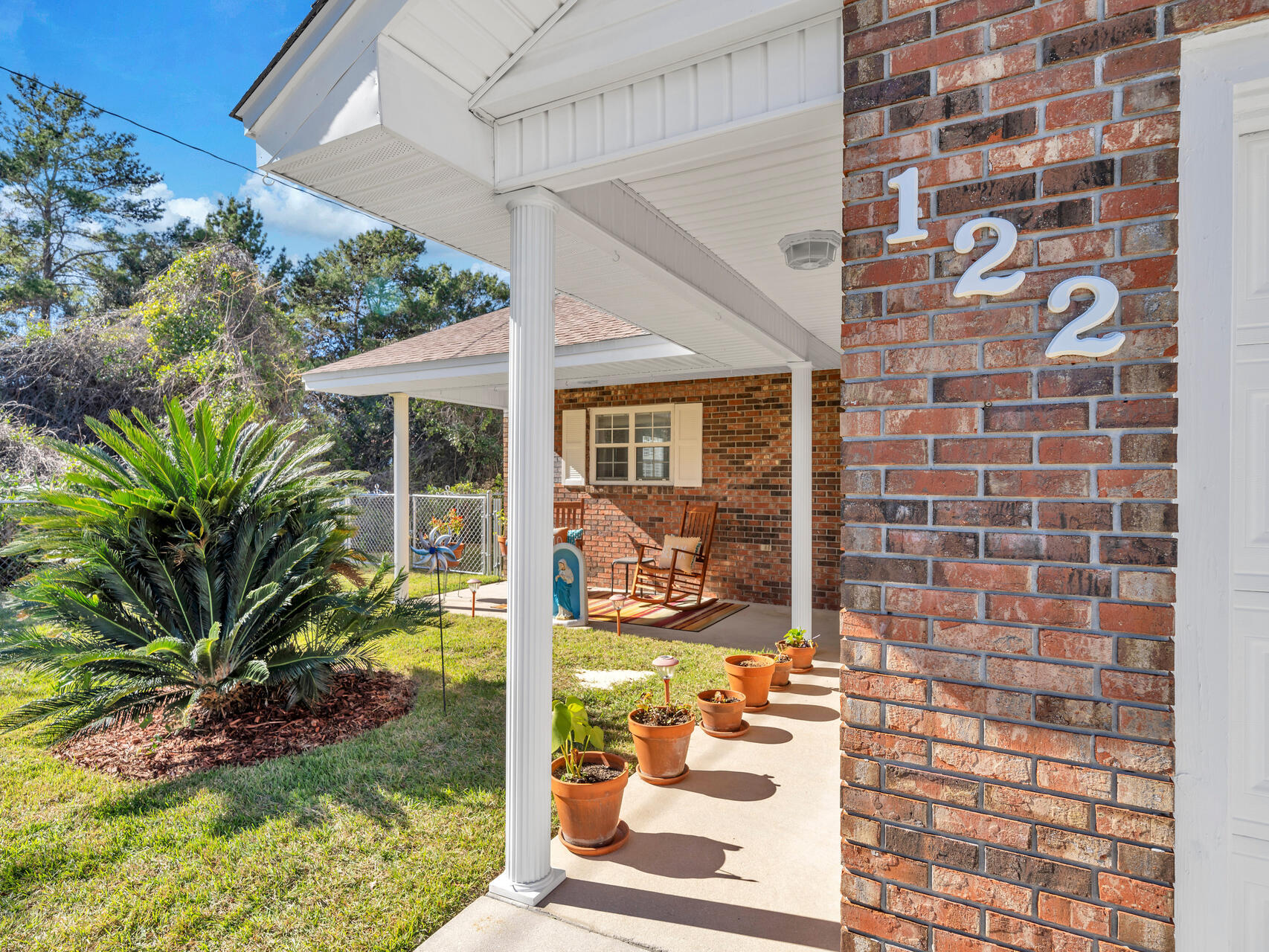 Great location, pristinely maintained home with garage & shed!  Beach side of 98 near Pier Park and all the conveniences.  Walk to beach.  Nice, spacious layout 2/2 with garage (easily turn the garage in to an additional bedroom if needed).  Beautiful lot - sod w/irrigation, utility shed and fenced in back yard.  Renovated kitchen, newly painted inside along with accessible storage above garage, sliding doors to side patio and plenty of driveway parking