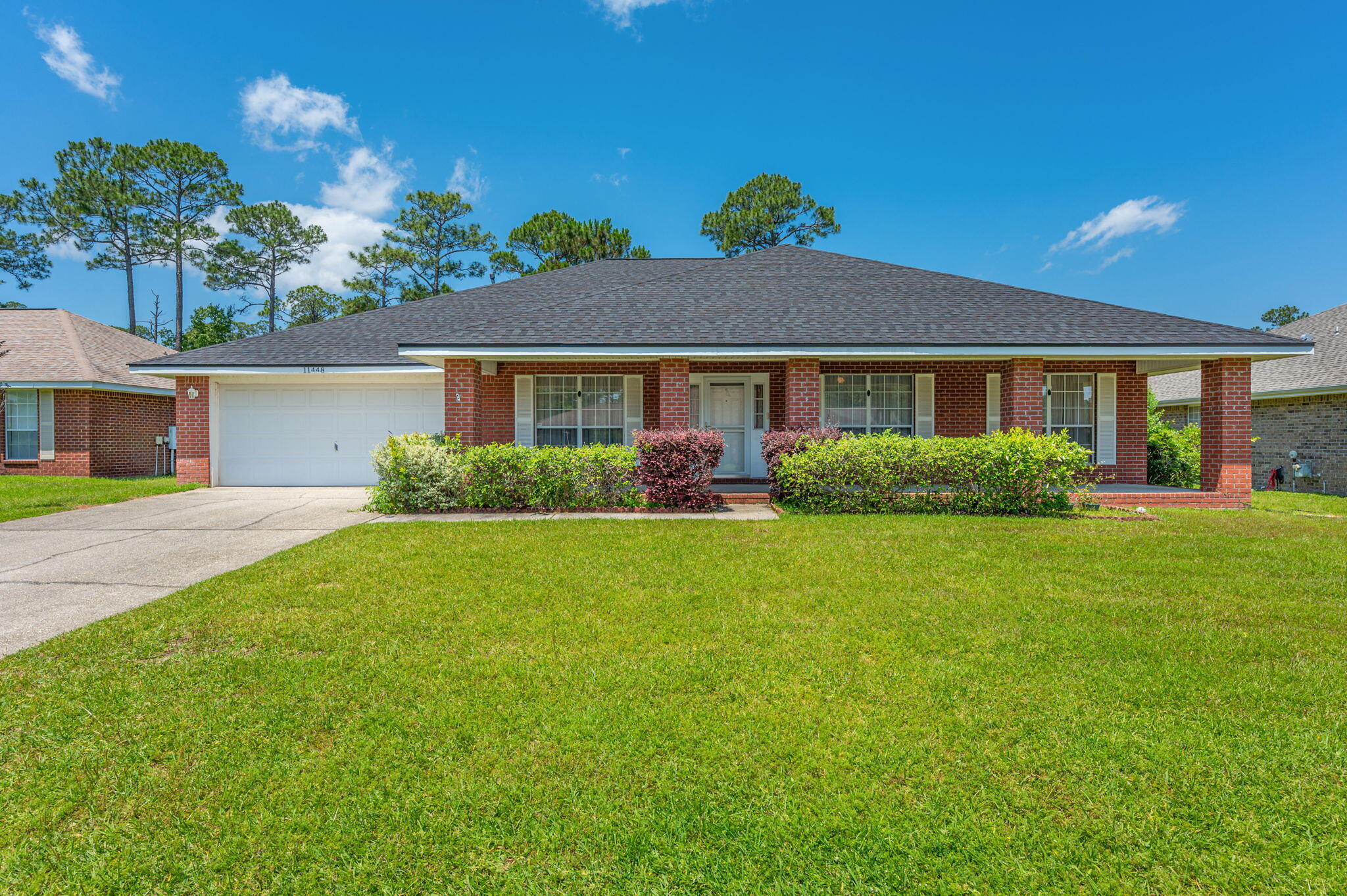 Howdy partner! This traditional ranch style home is a WHOPPER! There is 3,158 square feet of living featuring: 4 bedrooms, 3 full baths, office / den, formal dining, French doors leading to a living room with gas fireplace, kitchen with counters for days and center island, pantry and inside laundry along with a kitchen nook space. The master bedroom is large enough for all the activities and and furniture one could want plus. Need storage? Look no further! Fully fenced backyard and sprinkler system plus 2 car garage. Call your favorite Realtor today!