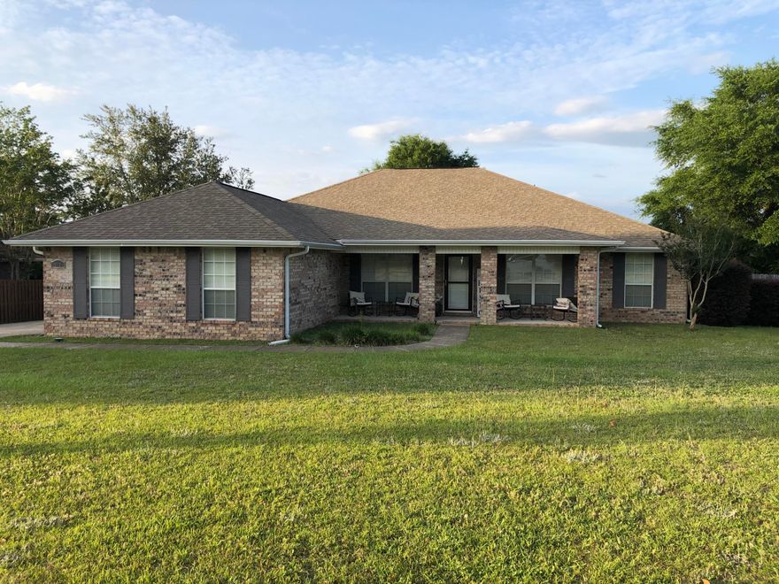 Lovely all brick home located in Alicia Place  Beautiful 4 bedroom 2 bath split level floor plan. Entry has a den and office on either side. Large Kitchen and eating area. Open living room with cathedral ceilings and fireplace. Master bedroom and bathroom has two walk in closets and double sinks. Remaining 3 bedrooms complete with large closet space. Shed to convey with property. Storm doors on front and back doors. Buyer to verify measurements and all pertinent information.