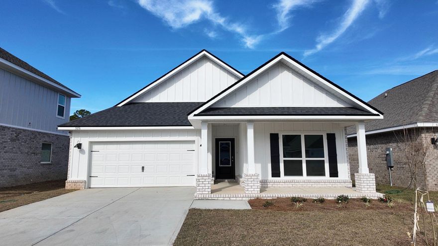 Welcome to Deer Ridge Crossing in Gulf Breeze, FL! The stunning Riverside floor plan boasts 5 bedrooms and 3 bathrooms with a 2-car garage. Outstanding & spacious floorplan. Stunning Quartz countertops in kitchen and baths, all stainless-steel appliances, gorgeous EVP wood look flooring & plush carpet in the bedrooms. The Smart Home Connect System includes several Smart Home convenient devices. Upscale home with great curb appeal. Convenient Midway location. Must see!