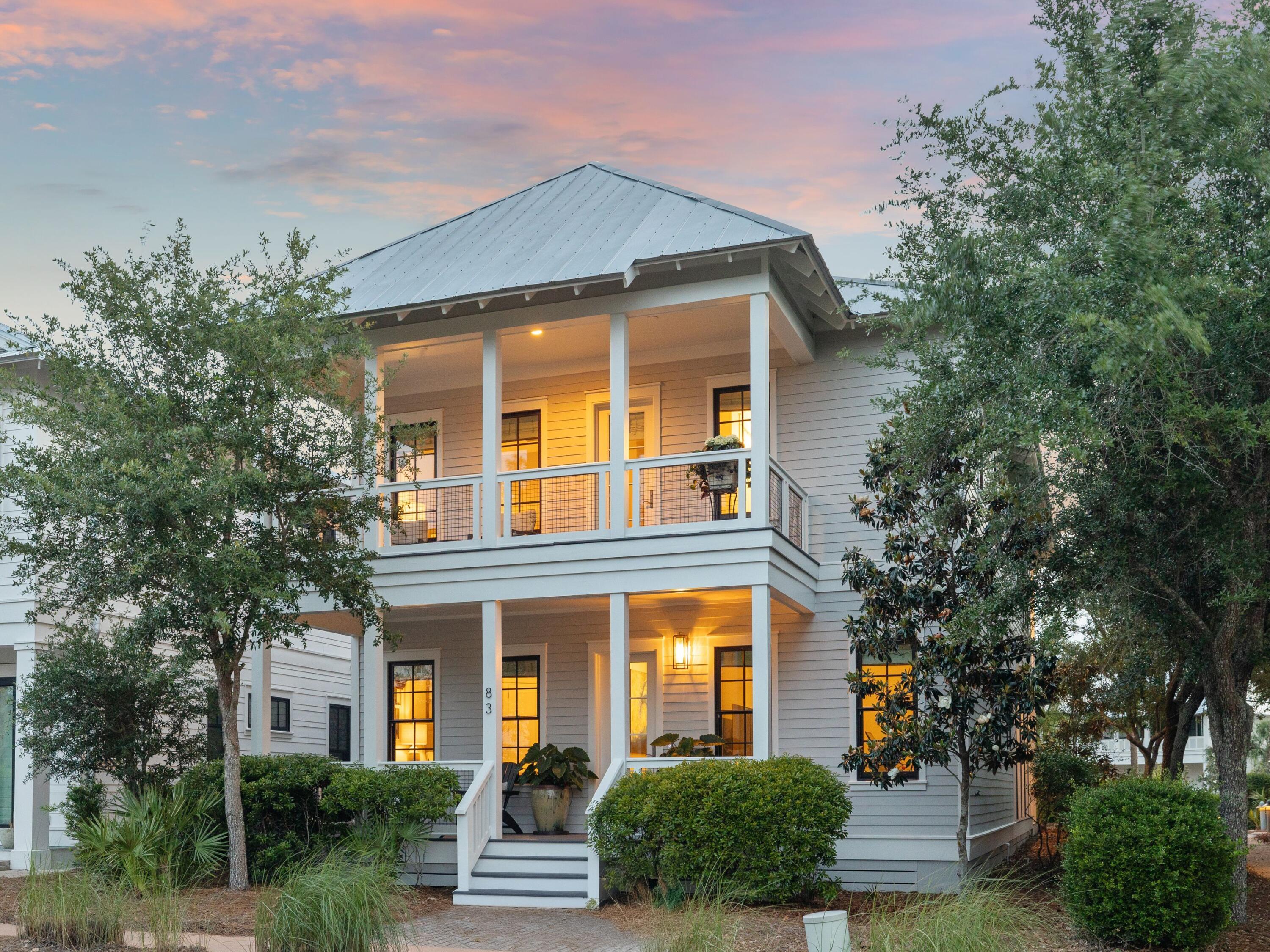 Introducing a beautifully maintained home in the gated community of Cypress Dunes, positioned south of Scenic Highway 30A. Designed for comfort and style, this fully furnished residence features more than two thousand six hundred square feet of thoughtfully planned living space enhanced by designer finishes and a turn-key appeal.The first floor opens with a gracious foyer leading to a junior primary suite with private bath, a guest suite, a separate full bath, and a bunk room for additional accommodations. A spacious two-car garage with extra storage provides ample room for beach gear and a golf cart. The main living area is located upstairs, surrounded by treetops and filled with natural light to create the home's "treehouse" feel. The open layout includes a chef's kitchen with a large island, new gas range, refrigerator, pantry, and abundant cabinetry. The living and dining spaces extend to an expansive balcony overlooking community greenspace, ideal for entertaining or enjoying evening sunsets. The primary suite is also on this level and features a walk-in closet, spa-inspired bath with double vanities, large walk-in shower, water closet, and a private balcony with views of the Cypress pond and wooden bridge.
With four separate outdoor living spaces and abundant windows throughout, the home captures the beauty of its natural surroundings. Steps away is the Cypress Dunes clubhouse with its infinity-edge pool overlooking the Gulf, fitness center, and gathering spaces. Additional community amenities include tennis and pickleball courts, winding boardwalks, and access to Topsail Hill Preserve State Park.
This property offers a rare opportunity to enjoy a turn-key lifestyle in one of 30A's most scenic and sought-after communities.