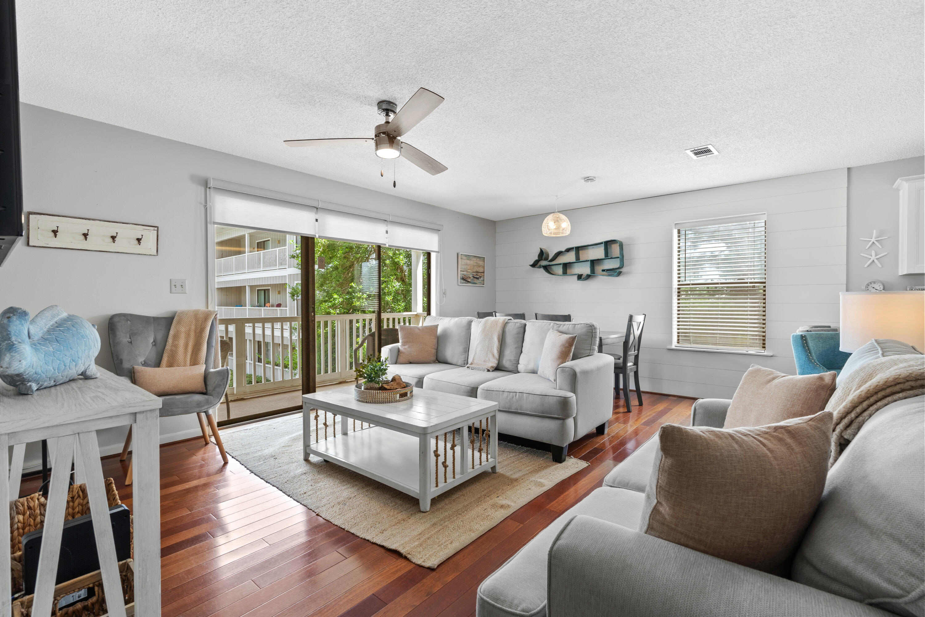 MAJOR PRICE IMPROVEMENT! Seller says get it done! Experience the joy of coastal living with this impressive 3-bedroom, 2-bath condominium in the amenity-rich Beachwood Villas community. Fully furnished and turn-key rental ready, this unit flaunts an impressive rental history. Overlooking one of two sparkling pools, the condo features a spacious living area, well-appointed kitchen, and luxurious updated finishes throughout.Enjoy easy beach access to the Gulf of Mexico across the street making this an ideal family beach retreat. The delicate charm of 30A awaits you with its pristine shores and vibrant coastal culture. Perfect for investors or those seeking a no-hassle coastal retreat!