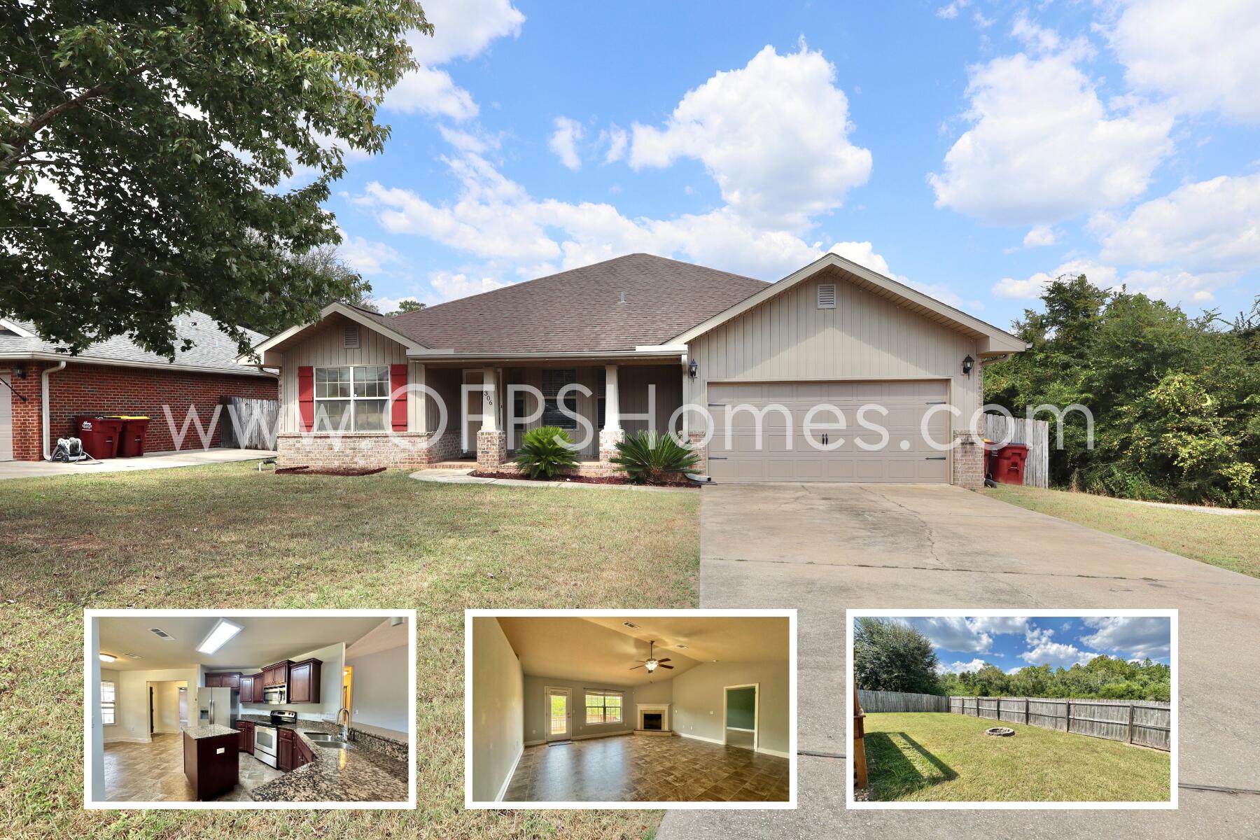 This charming 4-bedroom, 2-bath home sits in a peaceful cul-de-sac just minutes from shopping, schools, and the hospital. Inside, you'll find a split floor plan with a generous living area featuring a cozy wood-burning fireplace. The kitchen is designed for both function and style, offering stainless steel appliances, granite countertops, and a convenient center island.The primary suite, located off the main living area, includes a walk-in closet, double vanity, garden tub, and separate walk-in shower. Step outside to enjoy a fully fenced backyard with a large wooden deck--perfect for relaxing or entertaining. NO smoking. 600 minimum FICO credit score required in addition to meeting rental criteria. Small pets allowed upon approval with a non-refundable pet fee. All applicants are required to complete an application on https://onefamilypropertyservices.petscreening.com/
regardless of if they own a pet or not. Applicants with an ESA are also required to complete the application.
** Fees Required once an application is approved include, but may not be limited to: Security Deposit, Non-Refundable Fees (cleaning and rekey), $20 Certified Mail Fee, and Pet Fees (when applicable).
