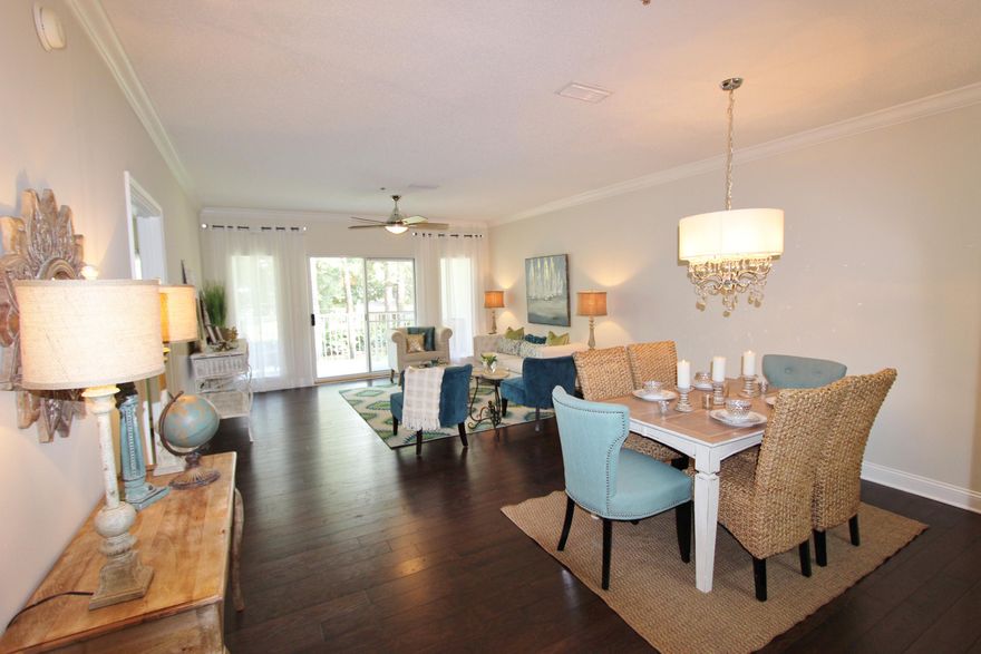 Price reduced!!! This one owner Laguna Landing condo has been refreshingly renovated and is ready for its new owner! With new hardwood floors throughout the living/dining areas, new carpet in bedrooms, new tile in bathrooms, all new light and plumbing fixtures throughout, new granite countertops and stainless appliances in kitchen, and a fresh coat of paint, this 2 bed/2 bath condo is like new! Enjoy your morning coffee on your private balcony while enjoying the view of the bayou or venture down to the onsite pool and clubhouse. Also conveying with the purchase of this residence is an assigned, covered parking space and on property storage unit. Laguna Landing is located in central Ft Walton Beach with easy access to Hurlburt Field and Eglin Air Force Base, beaches, dining, and shopping!