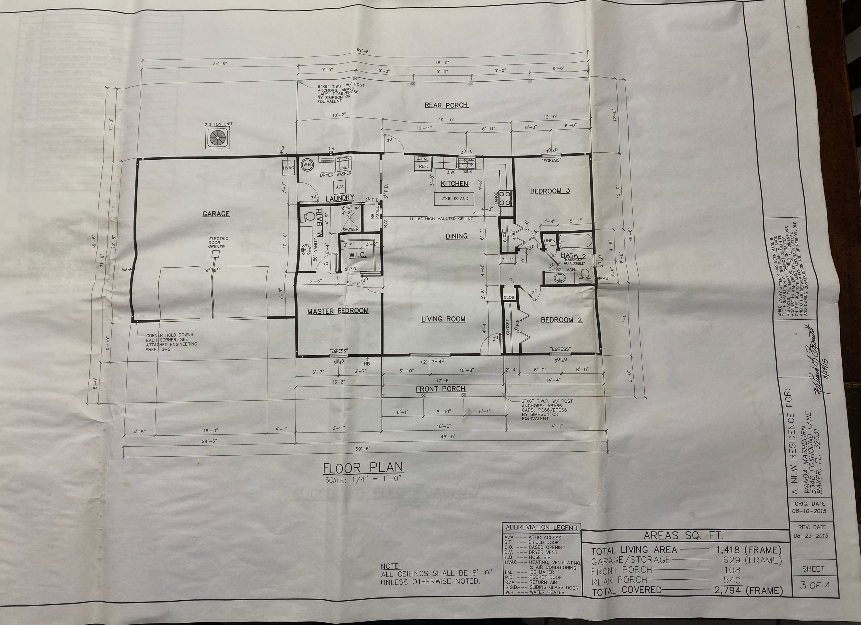 FOXES RUN 1ST ADDN - Residential