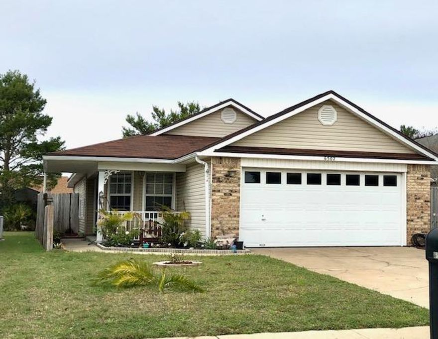 Welcome to this Waterfront community, sidewalks, park, & dock. Convenient location, close to shopping, restaurants and just a quick drive to the beach. This is a 3 Bedroom 2 bath 2 car garage. Spacious Living Room with TV & Soundbar system included. Kitchen with center island and Stainless steel Appliances. Master Bedroom Suite has NEW TILED Shower and Floor with double vanity. Recently added FLORIDA ROOM will be enjoyed by all. Privacy Fenced back yard with Swing & small shed. Maytag WASHER & DRYER included. New New Duct System w/micro filtration system. This Waterfront subdivision features a waterfront picnic area, park area and Dock right on the Santa Rosa Sound (Intercoastal).