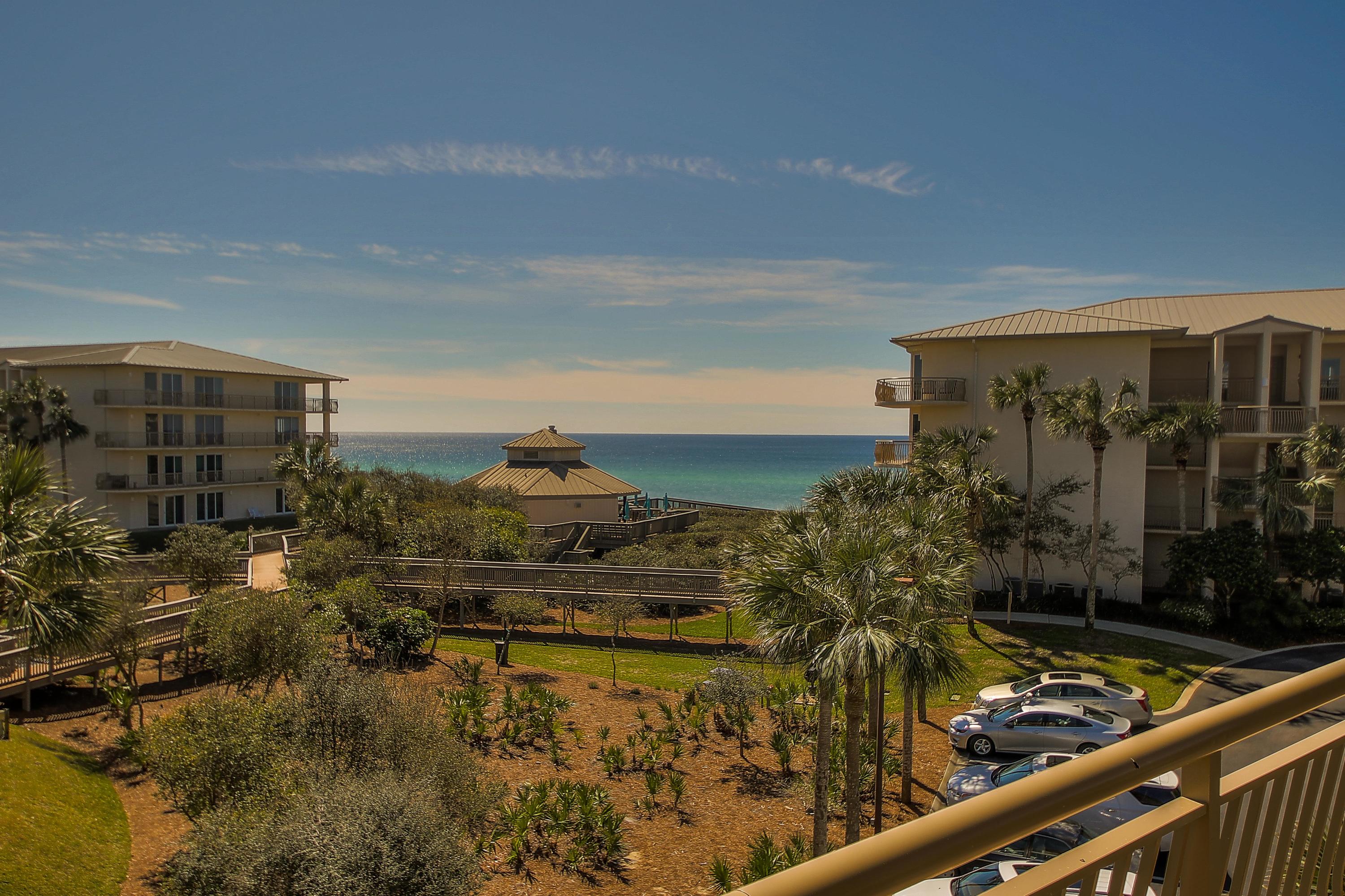 Located south of 30-A on the east end!!! High Pointe is a private, gated gulf front community between Alys and Rosemary Beach. Wake up to gulf views and step out on the large balcony overlooking the beautiful resort pool, emerald coast and lush palm trees. Enjoy living just steps from the pool, tennis courts, playground or having your toes in the sand. Take in the sunset from the fantastic onsite restaurant, Crabby Steve's, or take a short walk to the restaurants and shops of Alys Beach, Rosemary Beach and Seacrest Beach. Sold furnished with an amazing rental history!