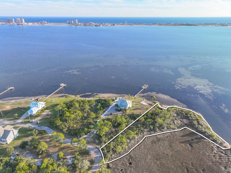 Drone photos coming soon!! If you're looking for the perfect spot to build your dream beach house, look no further than this sound front lot for sale. Located in a prime location with stunning water views, this lot offers the ideal setting for unwinding and enjoying the coastal lifestyle.Imagine waking up to the soothing sounds of the waves and the sun rising over the water. Spend your days fishing, kayaking, and boating right from your own backyard. With plenty of space to spread out, you can design your custom home to match your unique style and preferences.This lot is situated in a quiet and peaceful neighborhood, yet still offers easy access to all the amenities of the surrounding area. This lot is over an acre and offers 106ft of water front with a sunset orientation. .