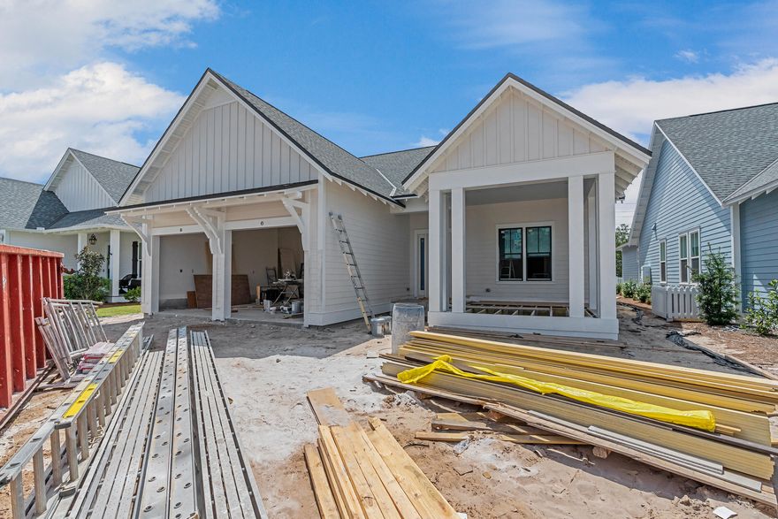 Introducing the Mistral, a stunning new floor plan by Huff Homes, located in The Pines, a premier enclave within the highly sought-after Watersound Origins community. Currently under construction with an estimated completion in May/June 2025, this thoughtfully designed home offers a blend of luxury and functionality. Featuring 11' ceilings, Medallion wood flooring throughout, and crown molding, the interior exudes elegance. The chef's kitchen is a true showpiece, equipped with an upgraded Wolf & Sub-Zero appliance package, quartz countertops and backsplash, stacked cabinetry with glass doors and lighting, and a spacious center island--perfect for entertaining. The living area is enhanced by a gas fireplace with shiplap accents, while bronze windows and slider doors invite in abundant natural light. The primary suite provides a spa-like retreat, while additional bedrooms offer ample space for family and guests. Outdoor living is effortless with a covered porch and plenty of space + pre-plumbing for a pool, allowing for a future backyard oasis. An epoxy-finished floor in the 2-car garage adds durability and style.

The Watersound Origins community offers an unparalleled lifestyle in South Walton  exceptional amenities, notoriously friendly and welcoming atmosphere, zero short-term rentals, and close proximity to all that 30A and Inlet Beach has to offer. Enjoy the zero-entry pool, playground, sports courts, and fitness center at the Village Commons, play a round of golf or foot golf at the Origins Golf Course, or take a walk along the many miles of walking and biking trails that wind all throughout the neighborhood! The new Watersound Town Center located at the entrance to the community offers several fantastic dining options (casual and formal), medical services, Starbucks, Publix, a Pavilion that hosts events year round, and more! 
