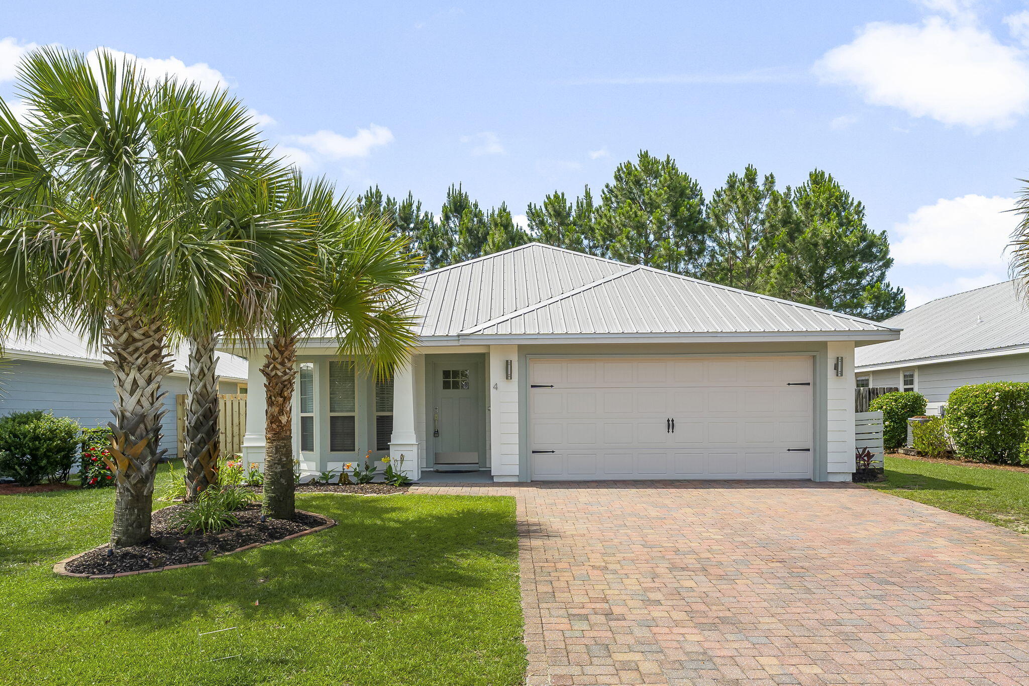 Introducing 4 Bald Eagle Dr., a charming house nestled in the sought-after location of Santa Rosa Beach, FL. This delightful home offers a comfortable and spacious living experience with its three bedrooms and two bathrooms. The open floor plan creates a seamless flow throughout the house, providing a warm and inviting atmosphere. The kitchen is equipped with upgraded cafe refrigerator and whirlpool stainless appliances, perfect for preparing delicious meals and entertaining guests. Step outside and enjoy a refreshing oasis, fully fenced, with views of the pond where you can relax and unwind on those sunny Florida days. The entire home has been freshly painted, new carpet, new appliances and new quartz countertops throughout. A Rental Application Fee of $80 for each applicant will be collected to initiate a screening and criminal background check as part of the application evaluation process. Beach Sunsets Inc charges a Resident fee of $25 per month payable with rent. This charge is designed to provide convenience and professional service to each tenant(s). Pet Security Deposits are $500 PER PET and refundable if there is no damage at lease end. Pet Rent is $25 PER PET per month. At lease execution, security deposit(s), pet security deposit(s), and any lease required prepaid rent are due and payable. Your first rent payment is made the day you move in and due the 1st to 5th of each month thereafter.