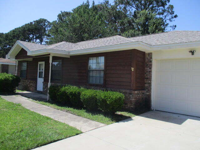 UPDATED KITCHEN COUNTERTOPS, CABINETS, SINKS AND APPLIANCES. BOTH BATHS HAVE UPDATED BATH VANIITIES UPDATED 1 CAR GARAGE WITH OPENER. DOUBLE WIDE CONCRETE DRIVEWAY WITH ROOM TO PARK VEHICLES SIDE BY SIDE. NICE SIZED HOUSE CENTRALLY LOCATED IN FWB. JUST MINUTES FROM HURLBURT AFB BACK GATE, AND JUST A LITTLE FURTHER FOR EGLIN AFB. CERAMIC TILE IN THE BATHS AND THE KITCHEN. WASHER AND DRYER CONNECTIONS IN THE GARAGE. NEW HEAT AND AIR TO BE INSTALLED SOON.SORRY NO PETS ALLOWED. PLEASE CALL OUR OFFICE AT 850-244-1170 FOR MORE INFO OR TO MAKE AN APPOINTMENT TO VIEW