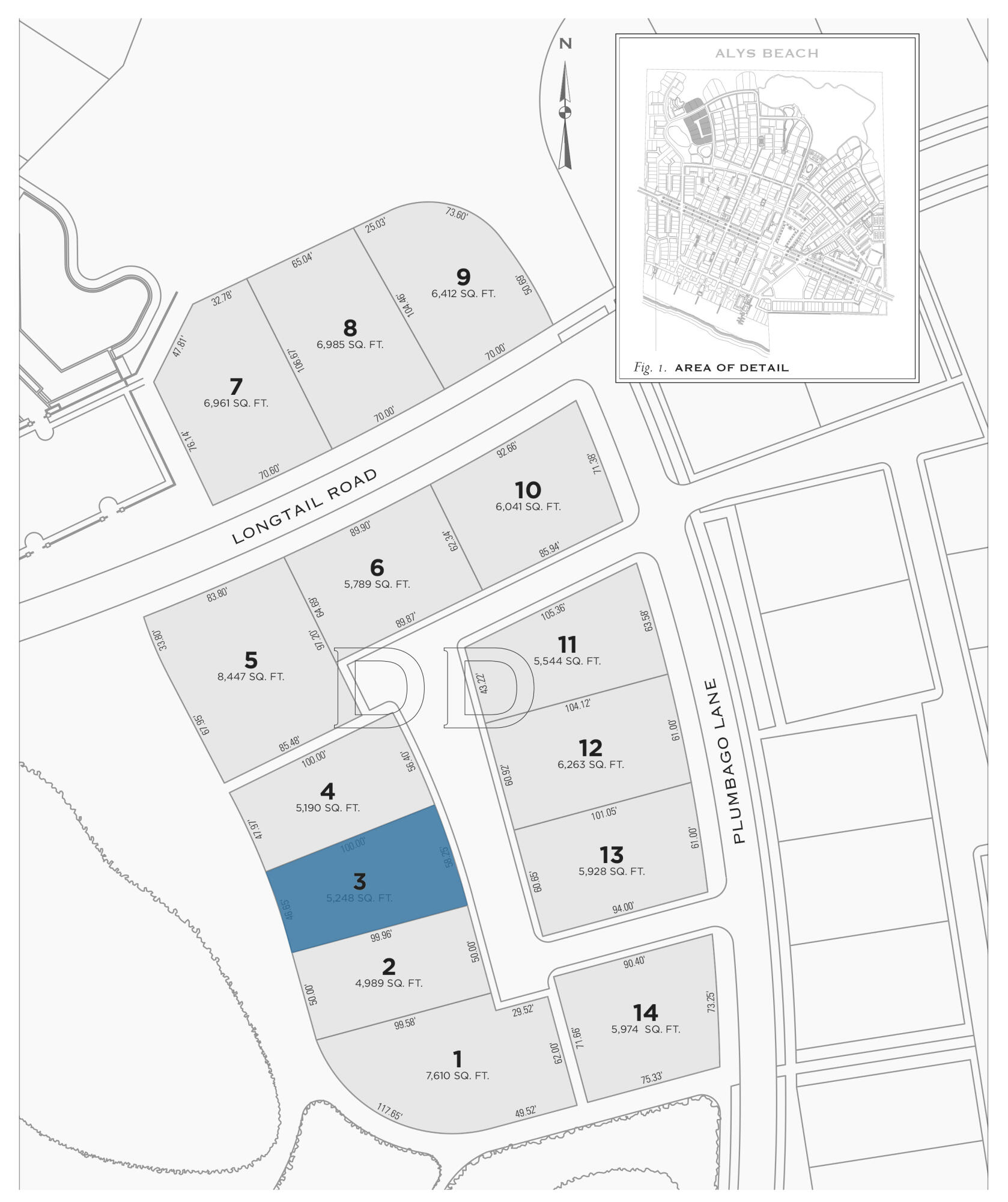 Homesite North of 30A located within close proximity to the upcoming new amenity - The Silva in the Phase 4 development in Alys Beach.