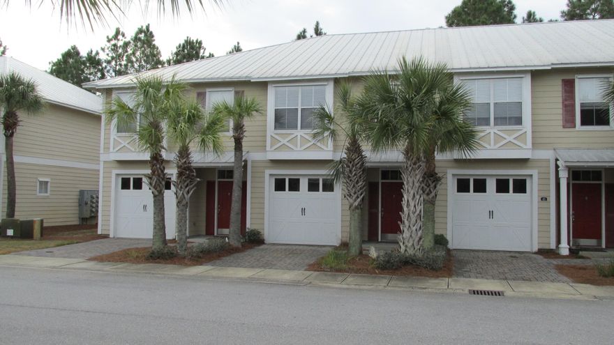 Spacious townhouse is located in Eagle Bay! It features 3 bedroom, 2.5 bath unit with tile floors downstairs and carpeting upstairs except for wet areas. Kitchen offers stainless appliances and granite countertops and a built in wine rack. There is a nice size covered patio that overlooks a green area....great for relaxing after a long day. Just minutes to shopping, dining, and beaches of South Walton! Town home has a single car garage.Tenant responsible for all utilities. Pet under 25 lbs maybe allowed with owner approval.