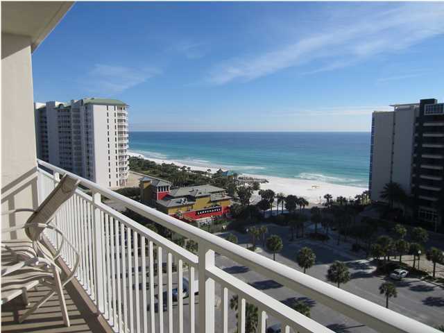 Please come and see this professionally decorated 3 bedroom 2 bath condo. You have to see it to really appreciate it's elegance and beauty. Pictures do not do it justice. Loads of upgrades including solid surface counter tops. crown molding, tiled floors and beautiful furnishings throughout. The Jacuzzi tub and separate shower enhance the master bath. An oversized balcony extends from the master bedroom across the living area for outstanding views from this 10 floor condo. This popular key west floor plan is open and inviting. Huge laundry room also. Enjoy the 4300 SQ FT lagoon-style pool and the private beach club with second pool and commercial grill area. The property sits on 9 acres of lush tropical landscaping and is gated with 24 hour security. More amenities include a ful