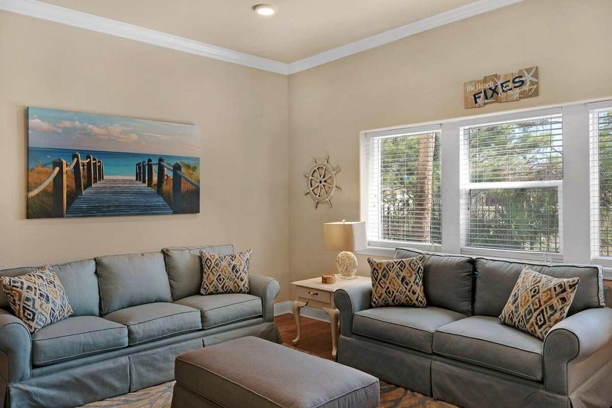 Refresh and rejuvenate at the beach! Enjoy this beautiful first floor 3BR/2BA condo located on Scenic Gulf Highway. This spacious condo sleeps 8 and the beautiful sandy beaches of the Emerald Coast are only a few steps away. The community has a pool, spa and kids splash pad to enjoy. Alerio is close to all the amenities you may need and want during your stay such as the outlet mall, grocery stores, golf courses, restaurants and more.