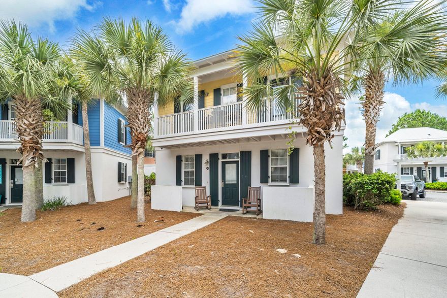 Beautiful Florida Cottage located in the highly sought-after Bungalows at Seagrove Beach! This home offers short-term rental opportunities and it is .2 miles from the public beach access! Upon entry, you're welcomed by an open, airy floor plan with natural lighting. On the first floor, the kitchen, living room, and dining area await you. The kitchen offers custom cabinetry, Quartz Countertops, Stainless steel appliances, and a breakfast bar. On the second floor, you'll find the master suite and a guest bedroom and a full bath. For guest purposes, there is a half bath on the first floor. The Bungalows offers 2 pools, a hot tub and close to surrounding area restaurants, beach, activities, and shopping. Call today to make the Bungalows 143 your next vacation home!