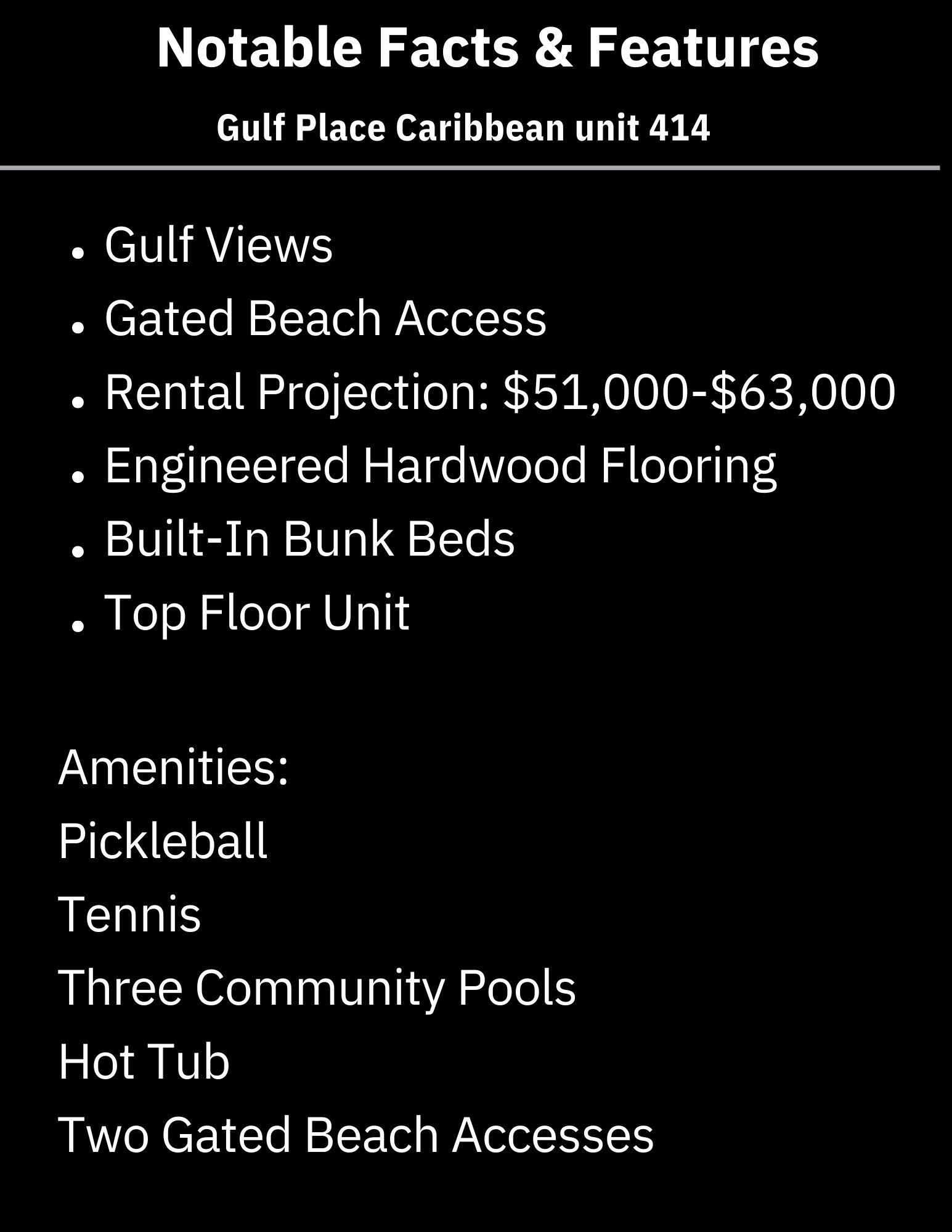 GULF PLACE CARIBBEAN CONDO - Residential