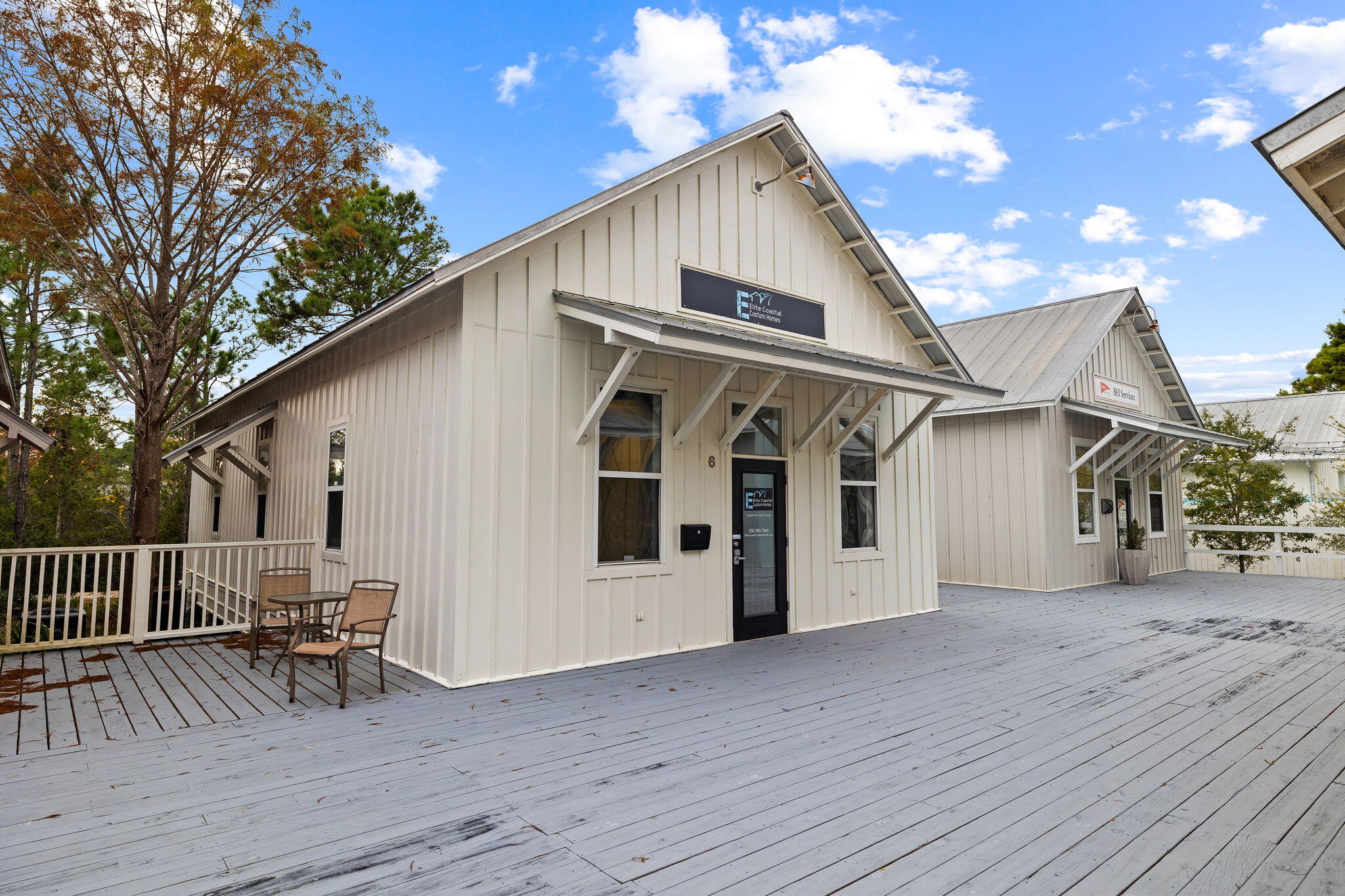 This 1152 square foot office space in Grayton offers a functional and contemporary workspace. The layout includes a reception area, conference room, and a large open office with wood floors, fostering a collaborative atmosphere. Additional amenities feature a full bathroom and kitchenette for convenience. Situated centrally in Grayton, the location provides easy access to local restaurants, businesses, and the beach. The office is designed with a modern and airy aesthetic, making it conducive to various professional activities. For those seeking a practical and well-located workspace, this office is worth exploring. Schedule a tour for a closer look at the facilities and layout.