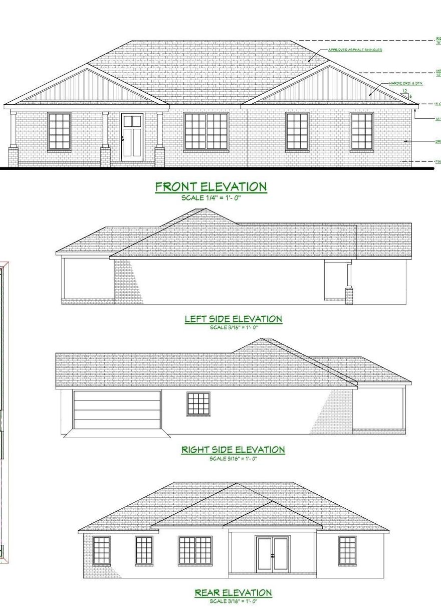 Pre- Sold New Construction in the Lovely Lake Arthur Subdivision. This 4 Bedroom, 2 Bath Open Floorplan Boasts Tile Flooring in the Main Areas and Carpet in the Bedrooms. The Kitchen Features White Shaker Cabinets, Granite Counter Tops and Stainless Appliances. Both Master and Guest Bath Have Double Vanities to Make Getting Ready Easier! Soon to Be a New Homeowners Home Sweet Home!Exterior Photo of Home Slightly Differs.