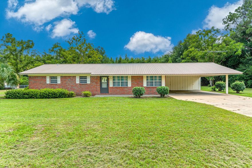 Nestled on a serene one-acre lot near DeFuniak Springs, this charming brick home offers a perfect blend of comfort and convenience. Boasting three bedrooms and two bathrooms spread across just under 1,500 square feet, it features a cozy layout that includes a separate living room, dining area, and kitchen. The fully-equipped kitchen ensures meal preparations are a breeze, while the expansive yard provides ample space for outdoor activities and relaxation. Enjoy the tranquility of country living with easy access to local amenities, schools, and parks. This home invites you to experience peaceful living in a prime location. The requirements are a credit score of 600 minimum, one year on the job or job offer letter showing a recent move, and a household income of $3875.