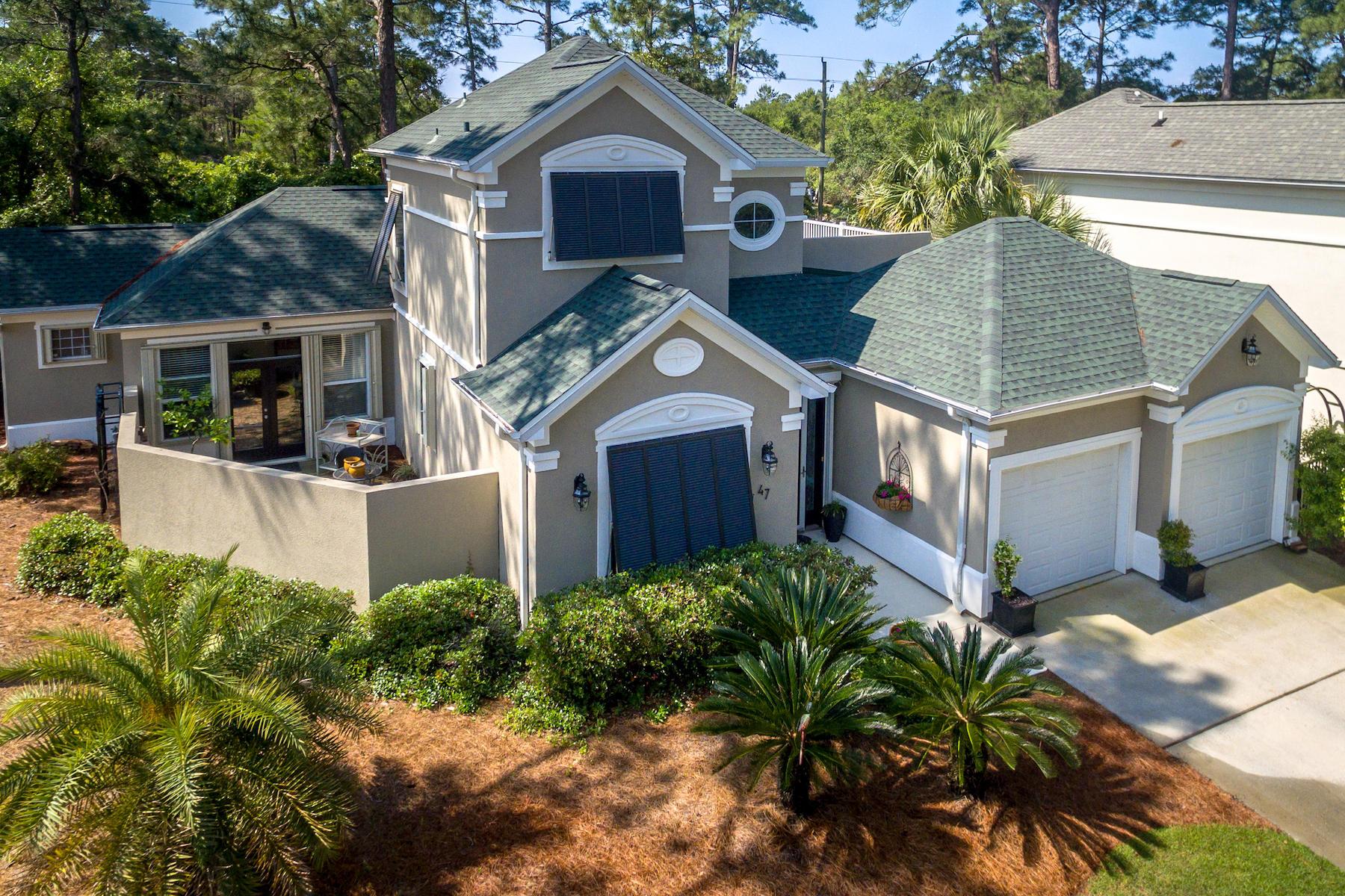 Fairway Villas, located in Dune Allen and fronting the Santa Rosa Golf and Beach Club's # 3 fairway, has a one owner home offered for sale for the first time since being built. This home has special features including a 2 car attached garage, larger than typical kitchen w a walk in pantry, & private heated spa-dipping pool. The 3 bedroom home boasts a ground floor master suite w private outdoor courtyard, large living room w gas fireplace, 3 full baths & dedicated laundry room. New in 2017: Exterior paint & NEW ROOF install. The HOA maintains the front yard which makes for minimal upkeep. Fairway Villas is a small, non short term rental neighborhood w community pool & short stroll to 2 beach accesses. Perfect development & location for your primary home or second home at the beach.
