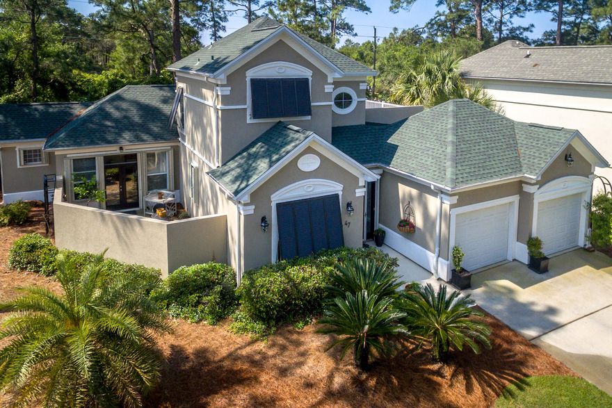 Fairway Villas, located in Dune Allen and fronting the Santa Rosa Golf and Beach Club's # 3 fairway, has a one owner home offered for sale for the first time since being built. This home has special features including a 2 car attached garage, larger than typical kitchen w a walk in pantry, & private heated spa-dipping pool. The 3 bedroom home boasts a ground floor master suite w private outdoor courtyard, large living room w gas fireplace, 3 full baths & dedicated laundry room. New in 2017: Exterior paint & NEW ROOF install. The HOA maintains the front yard which makes for minimal upkeep. Fairway Villas is a small, non short term rental neighborhood w community pool & short stroll to 2 beach accesses. Perfect development & location for your primary home or second home at the beach.