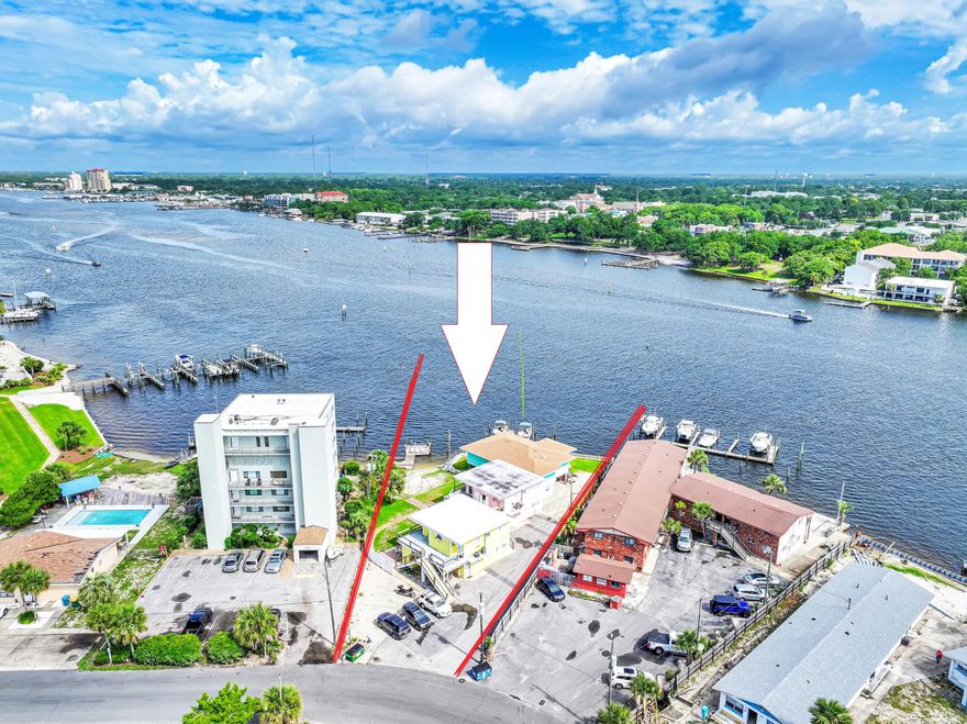 Stunning Waterfront Property on Okaloosa Island &#127796;Immerse yourself in the allure of coastal living with this exclusive property located mere steps from the shores of the Gulf of Mexico on Okaloosa Island. A hidden gem on the coveted Emerald Coast. Just a leisurely 8-minute stroll from the pristine white sands of the Gulf of Mexico, this oasis beckons with its unbeatable location and breathtaking views. 8 minutes walk to the Beach access .One mile from the Gulfarium  Marine, 10 minutes to Crab Island. These are 7 beach accesses near by. Few miles to down town. This beautiful waterfront property with a dock is perfect for enjoying both the property and taking a boat ride to Crab Island. Enjoy adventures, water sports, and relaxation. PAR ID 00-2S-24-2185-0003-077A & 00-2S-24-2185-0003-0770