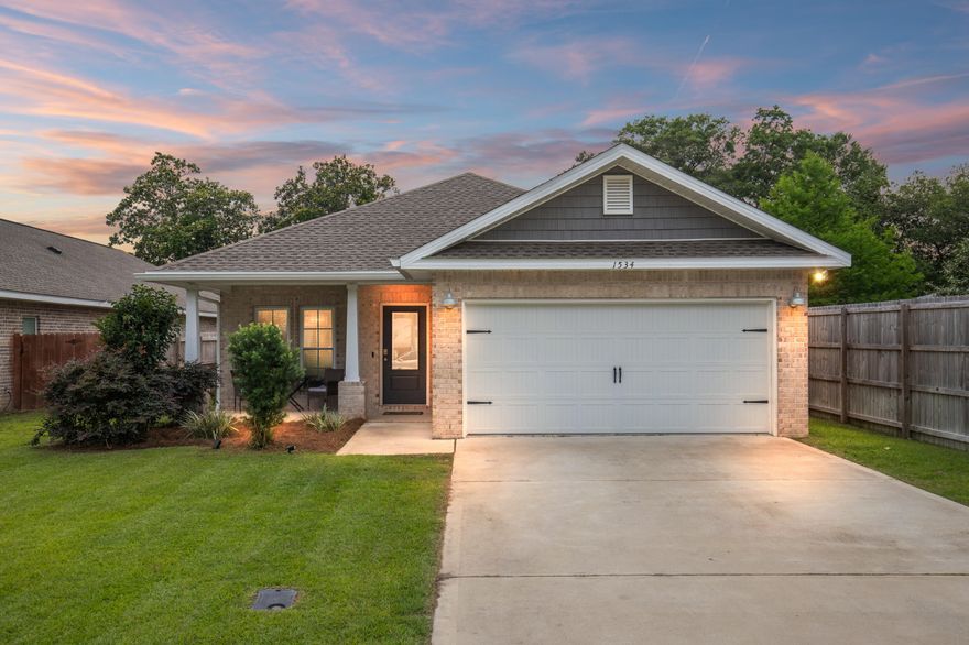 Attention PCSers & locals looking to move to an incredible location just steps from the sought after Bluewater Elementary school! Why wait for new construction when this recent build is ready now!

This stunning 4 bed, 2.5 bath craftsman-style home has all the best upgrades including gorgeous kitchen with quartz counters, generous master bath with soaking tub, pendant light and separate XL seated tile shower, perfectly situated on a generous 0.23-acre lot only a short drive from the mid bay bridge so you are close enough to hit the beach! And only a short drive to Eglin AFB, Hurlburt Field, Duke Field and very close to the EOD school.

Step inside to discover a thoughtfully designed open-concept layout, where the spacious living area is filled with natural light, ideal for both relaxing evenings and entertaining guests. The modern kitchen features slate-finished appliances, a large central island with a breakfast bar, a roomy pantry, and more.

Out back, enjoy your own private backyard oasis with full privacy fencing, complete with a lush lawn and a screened in porch, perfect for weekend barbecues or quiet mornings with coffee, as well as a peaceful firepit area in the back with flowered trellis. Plenty of room for all sorts of sports in the huge backyard, or even room for a pool! Move in ready and able to quick close! Garage wired and ready for Tesla/ EV charger!

Located in a highly desirable neighborhood with no HOA, this home offers proximity to Niceville's top-rated schools, shopping, and the white sands of the Emerald Coast. And all this in flood zone X so NO flood insurance required!

Make this beautiful home yours!






