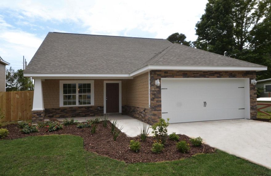 Looking for a new home for the summer time? This new 5bedroom home in the Heart of Fort Walton Beach is convenient to Eglin Air Force Base and Hurlburt Field. Light and Bright kitchen with Granite counter tops with 4'' Backsplash, Kenmore Stainless Steel appliances, breakfast bar and pantry. Dining area that adjoins kitchen. Downstairs Master Suite with walk in closet, dual vanities, separate shower, and garden tub. Open Family room great for entertaining. Upstairs you will find the additional 4 bedrooms and bath. Vinyl plank floor in the Family Room, Kitchen, Dining Room, Hallway, Utility room. Tile flooring in the Powder Room, Master Bath, Master Suite Hallway, Laundry Room. 22x6 covered lanai opening out to the large back yard. Estimated completion for your new home is July.