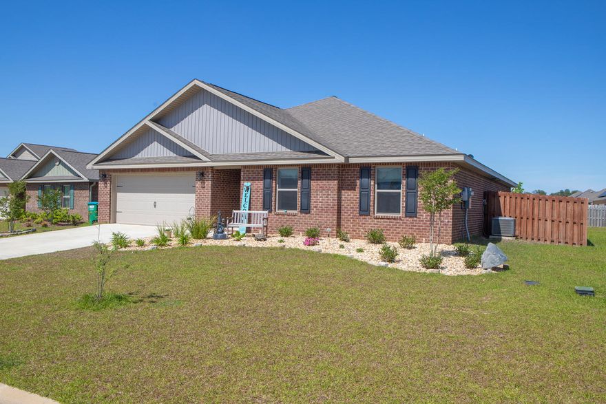 GORGEOUS 2019 HOME - LIKE BRAND NEW!!  LOTS OF UPGRADES: FULLY FENCED, A SPRINKLER SYSTEM, & NEWLY EXTENDED LARGE COVERED WOODEN DECK PATIO. THIS LARGE COVERED PATIO IS PERFECT FOR SUMMER GRILLING OR CHILLIN IN THE BACKYARD, AND IT'S  SPACIOUS!! JUST PERFECT FOR FUN AND ENTERTAINING!! CAIRN STYLE HOME WITH AN  OPEN FLOOR PLAN, LPV FLOORING, WITH LARGE GRANITE KITCHEN ISLAND COUNTERTOP, SPACIOUS LIVING ROOM ! !WITH A LARGE PANTRY,MICROWAVE, DISHWASHER AND STOVE!!! LARGE MASTER BEDROOM WITH A HUGE WALK-IN CLOSET. AND  IN A DESIRABLE REDSTONE COMMONS NEIGHBORHOOD.!!BUYER TO VERIFY ALL MEASUREMENTS.