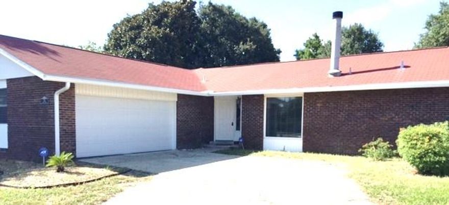 Destin home with a pool! 2 bedroom 2 bath home plus a study/office that could be used as a 3rd bedroom. All tile flooring, neutral paint colors. 2 car garage with automatic garage door opener. Located in the heart of Destin, you'll love the convenience of having your own in ground pool in the privacy fenced back yard. Entertain easily with the built in bar area easily accessed from the covered porch and pool. Rent is $2000/month and includes pool service. Call today to schedule your showing appointment. All adults over 18 must apply and be on the lease. Rental requires tenant liability Insurance before move in. Pets allowed with a $250. refundable and $250. Non refundable pet fee.