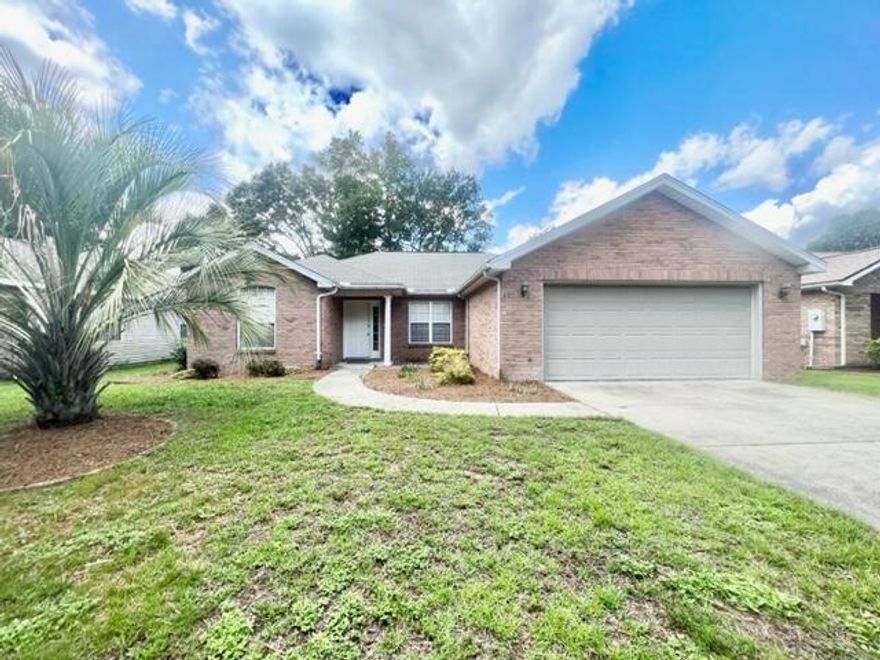 *Available May 9th!* This Charming home is nestled on a quiet cul-de-sac in the heart of Niceville. Only 3 homes in the virtually private culdesac make this your own little neighborhood. This home features 3 bedrooms and 2 bathrooms! It has an open and efficient floor plan feels even larger than its 1849 sq ft. Spacious great room featuring vaulted ceiling and cozy gas fireplace. The split bedroom floor plan allows for privacy in either wing. Air conditioned FL room and ceiling fans throughout.No Pets!**All pets are registered via pet screening, and all assistance animals are verified through the same screening process.****Carpet cleaning (if applicable) & Admin Fee charged **