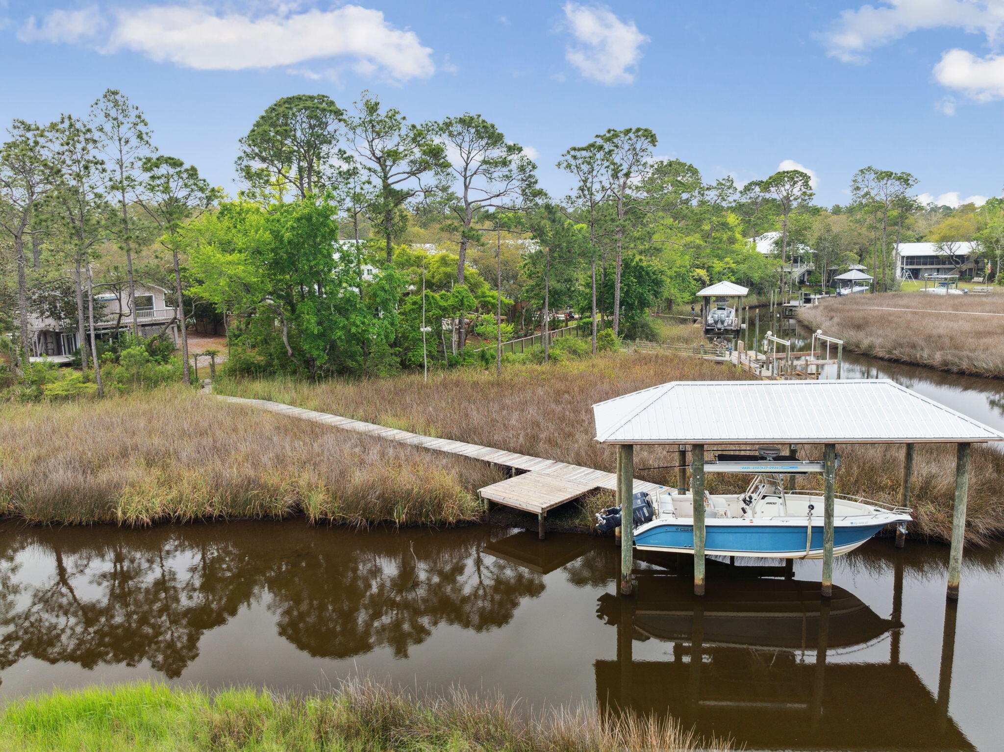This rare .7-acre lot offers a generous 88 feet of serene canal frontage, complete with a private boat dock and slip--perfect for boating enthusiasts and waterfront dreamers alike. Nestled in a quiet, established neighborhood, this property is a blank canvas for your custom home vision, with plenty of room for expansive outdoor living spaces, a pool, or whatever your coastal lifestyle calls for. Enjoy direct water access and the peaceful backdrop of nature, all while being conveniently close to local shops, restaurants, and beautiful beaches. Whether you're building your forever home or a weekend getaway, this is a waterfront opportunity you won't want to miss.