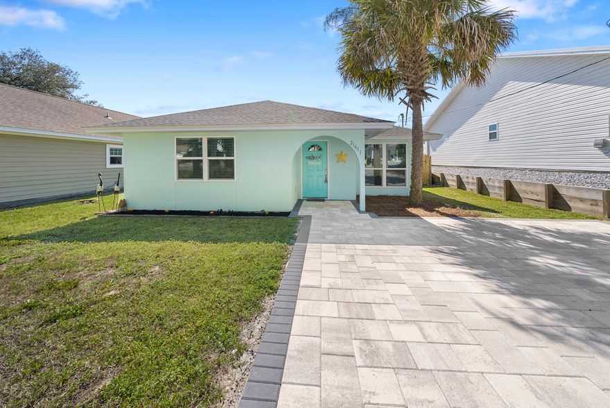 PRICE TO SELL!!!! NOW THE LOWEST PRICED BEACH HOUSE ON THE WEST END 4MIN WALK TO THE BEACH !!

GREAT INVESTMENT with rental projections ranging from 45k-47k which indicates a 11% ROI. This is a HUGE rate of return considering being so close to the beach.

Introducing Riviera beach finest beach house located at 21401 Hilltop Ave, Panama City Beach, FL 32413 on the West end 5 minutes from 30A. This location will be crucial to your home buying decision because it offers opportunities like no other!! Being just 3 blocks from the beach, it's easy to hop on your golf cart and be there in minutes, or if you feel like making a cardio type afternoon it's in walking distance to the beach. Along with this amazing perk, there are some key updates to note about this completely remodeled house. Those include; freshly painted both on the interior and exterior, new hurricane impact windows which are vital being in such close proximity to the beach, brand new granite countertops with 42'' inch cabinets to give it that modern look, new stainless steel LG appliances to give it that sleek look, nice two tone shiplap around the breakfast bar area to prevent scratches, all tile master bathroom with two niches, a seat, and glass doors, new LVP flooring all throughout except the bathrooms which has tile, NEW ROOF which helps with insurance, new paver driveway and back patio area, and new light fixtures and remote fans for your convenience. More importantly, this house has a 10ft privacy fence with backyard space big enough to fit a TIKI POOL/LAP POOL. 

Also, there is a 144sqft TWO CAR GARAGE in the back that is fully insulated which can easily be converted into a 2br/1bath ADU/studio, giving this property an advantage for short term rental. So, essentially you could have a 4br/3bath beach house that sleeps 8-10 people which provides a greater return on your investment from an investment standpoint!!!! With that being said, if you are looking for the best of both worlds in terms of personal use and investment, this offers the perfect opportunity!! 

Therefore, make the best of this opportunity and get into one of the most sought after neighborhood in PCB with no HOA, endless short term possibilities and serene tranquility.  Schedule a private showing today so you can visualize the potential of this home!!!