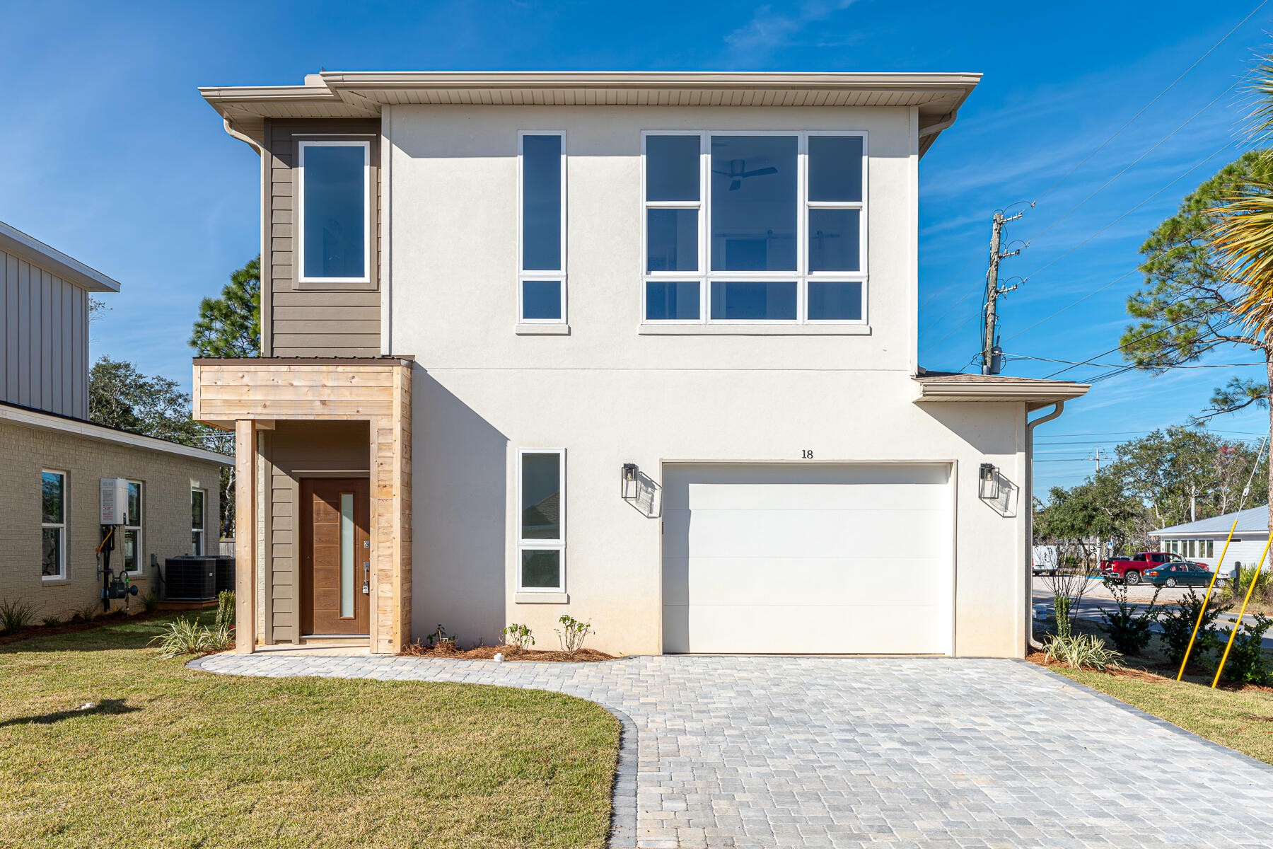 New Construction Completed! This new home is located in the highly sought-after North Santa Rosa Beach area. HOA will allow long or short term rentals.With 3 bedrooms and 2.5 bathrooms, this spacious home boasts 1919 square feet of interior living space. Located 10 min from 30A beach access points & 5 min to Publix/Grand Blvd.As soon as you step inside, you'll be greeted by the open concept layout on the 1st floor. The spacious chef's kitchen features stainless steel appliances, all wood cabinetry & quartz countertops. The kitchen opens up to the expansive living area, making it the perfect space for entertaining guests or family.Upstairs, you'll find the living corridors complete with the Master suite, 2 guest rooms with a shared bathroom & the laundry room.