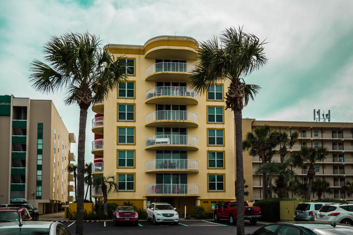 Great price and great condo! This beautifully decorated 2 bedroom, 2 bathroom 5th floor unit on Okaloosa Island. Short Walk to a pristine, heated pool and the Dune Pointe private beach access. Upgraded Porcelain tile in both bedrooms and master bath. Newly installed Stainless Steel Appliances. Totally repainted throughout. Large Balcony looking out to the Beach and Gulf waters.