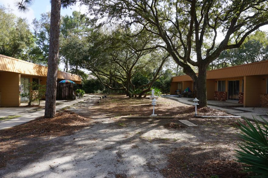 Available 03/13/2023....Easy access to everything in Shalimar, bases, beaches, & shopping. Affordable 1 Bedroom and 1 bath apartment.  Newer paint throughout the unit.  Window coverings.   Central heat and air. Large closets and living areas. Covered front porch and open back patio, Storage closet for exterior items.  Rental rate includes water, garbage, sewer, and AC filters.  No inside smoking or vaping.  No pets allowed.