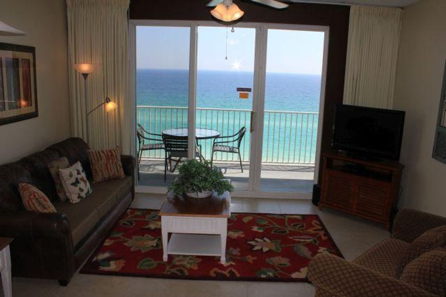 SPECTACULAR SUNSET VIEWS FROM THIS 9TH FLOOR DELUXE CONDO. THIS CONDO'S DECOR HAS RECENTLY BEEN UPGRADED AND HAS CERAMIC TILE FLOORS THROUGHOUT. KITCHEN HAS CUSTOM GLAZED CABINETS AND GRANITE COUNTERTOPS. ALL BEDS HAVE NEW MATTRESSES AND BOX SPRINGS AS WELL AS THE SOFA SLEEPER. NEW TWIN SLEEPER. CONDO HAS BEEN FRESHLY PAINTED THROUGHOUT. CONDO SLEEPS 7. THIS FLOOR PLAN USUALLY SLEEPS 6. NEW HOT WATER AND A/C UNITS. A DEEDED UNDERGROUND PARKING SPACE IS INCLUDED WITH PURCHASE. MAJESTIC SUN IS A POPULAR RESORT DESTINATION WITH MANY REPEAT GUESTS. AMENITIES INCLUDE INDOOR/OUTDOOR POOL, FITNESS CENTER, MEDIA ROOM FOR OWNERS,18 HOLE GOLF COURSE, AND TENNIS COURTS.