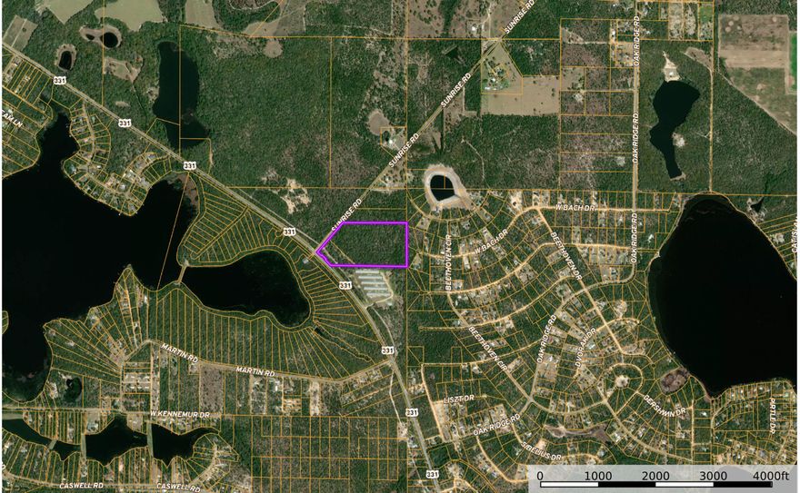 23.6 Acres - Prime Development Opportunity on Hwy 331 N, North Walton County, FLPositioned at the corner of Highway 331 North and Sunrise Road, this 23.6-acre parcel offers exceptional visibility and access along one of North Walton County's main transportation corridors. With over 995 feet of paved road frontage, this property is ideally suited for future commercial, mixed-use, or residential development.Zoned Rural Village, the site provides flexible options for a range of uses including neighborhood-scale retail, residential subdivisions, or live/work developments. The corner location ensures excellent exposure for future business or community projects, and the level terrain simplifies site planning and construction. Conveniently located just minutes from DeFuniak Springs, I-10, and within easy reach of the growing South Walton and Emerald Coast markets, this tract offers strong long-term investment potential in a rapidly developing area of Northwest Florida.

Highlights:

23.6 acres at the corner of Hwy 331 N & Sunrise Rd

995+ feet of highway frontage

Zoned Rural Village - versatile development options

High visibility and easy access

Level terrain ideal for site development

Strategic location near DeFuniak Springs and major corridors

Ideal for:
Developers, investors, or businesses seeking a high-exposure location with flexible zoning and growth potential in one of Walton County's emerging development areas.